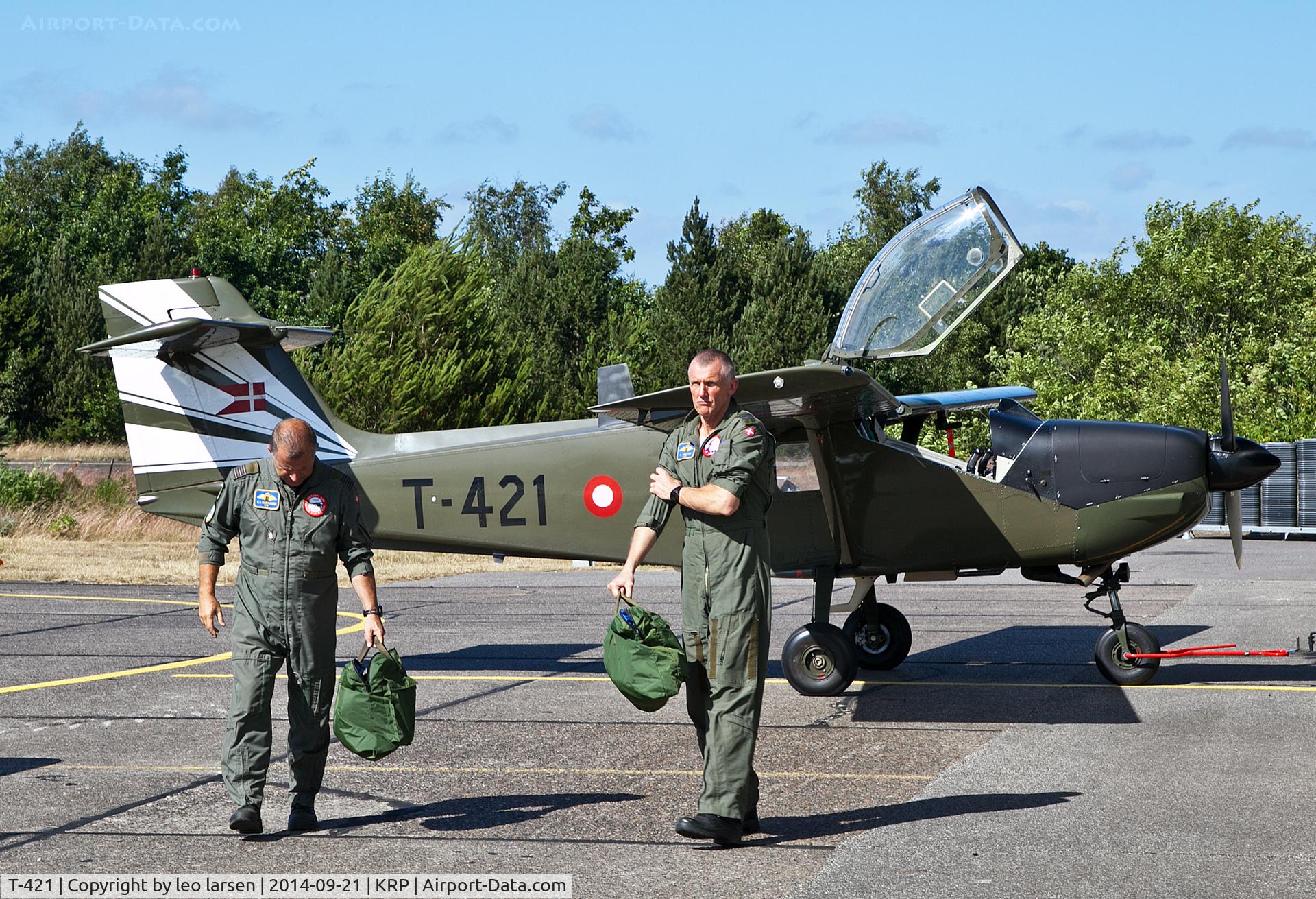 T-421, Saab T-17 Supporter C/N 15-221, Karup Air Base 22.6.2014
