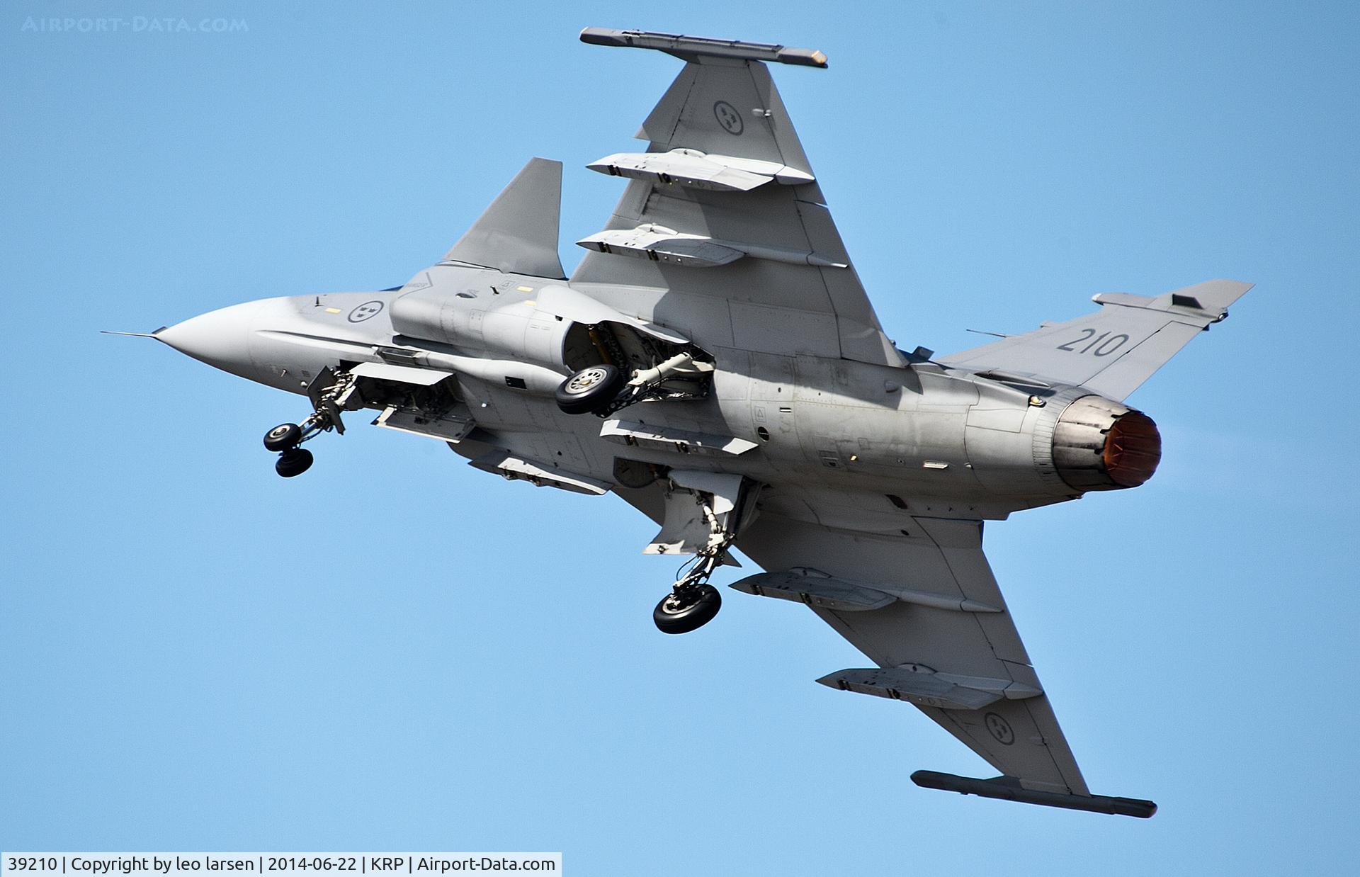 39210, Saab JAS-39C Gripen C/N 39210, Karup Air Show 22.6.2014