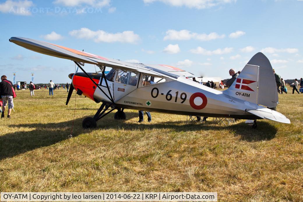 OY-ATM, 1948 SAI KZ VII Laerke C/N 181, Karup Air Show 22.6.2014
