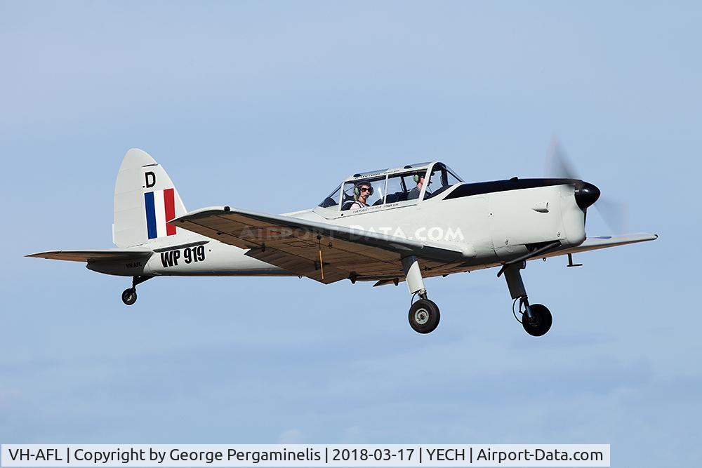 VH-AFL, 1954 De Havilland DHC-1 Chipmunk 22 C/N C1/0795, Antique Aeroplane Assn of Australia National Fly-in.