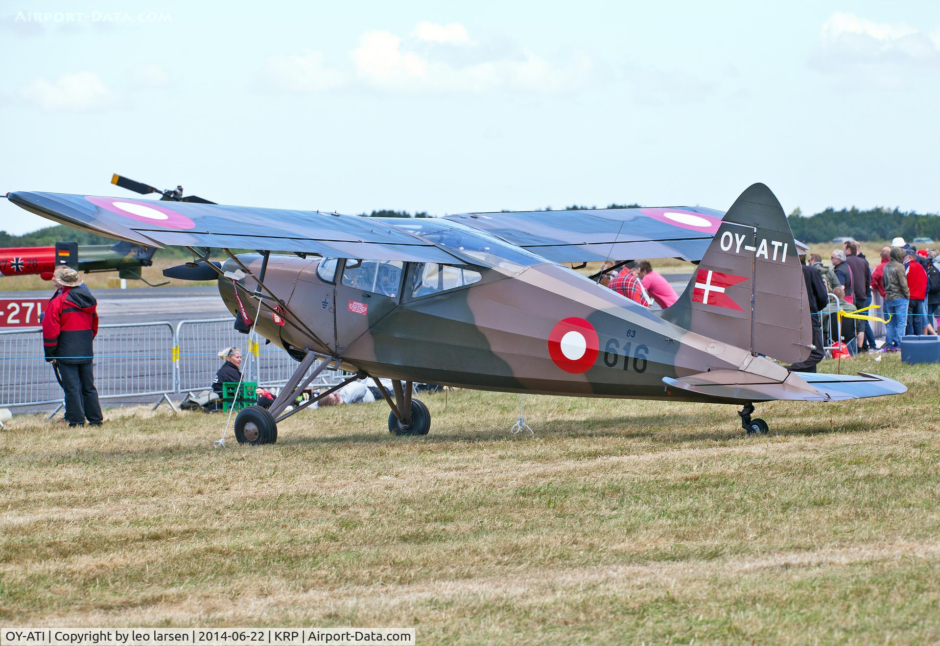 OY-ATI, 1948 SAI KZ VII Laerke C/N 178, Karup Air Show 22.6.2014