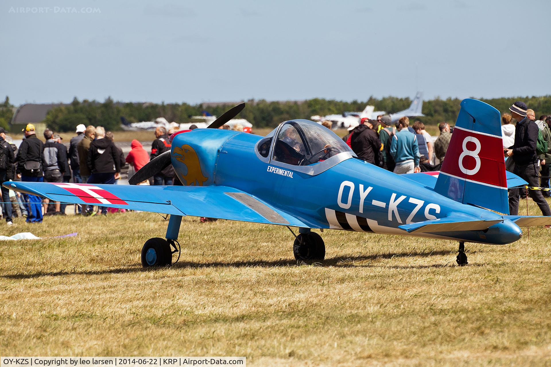 OY-KZS, 1994 SAI KZ VIII Mod Replica C/N 8703, Karup Air Show 22.6.2014