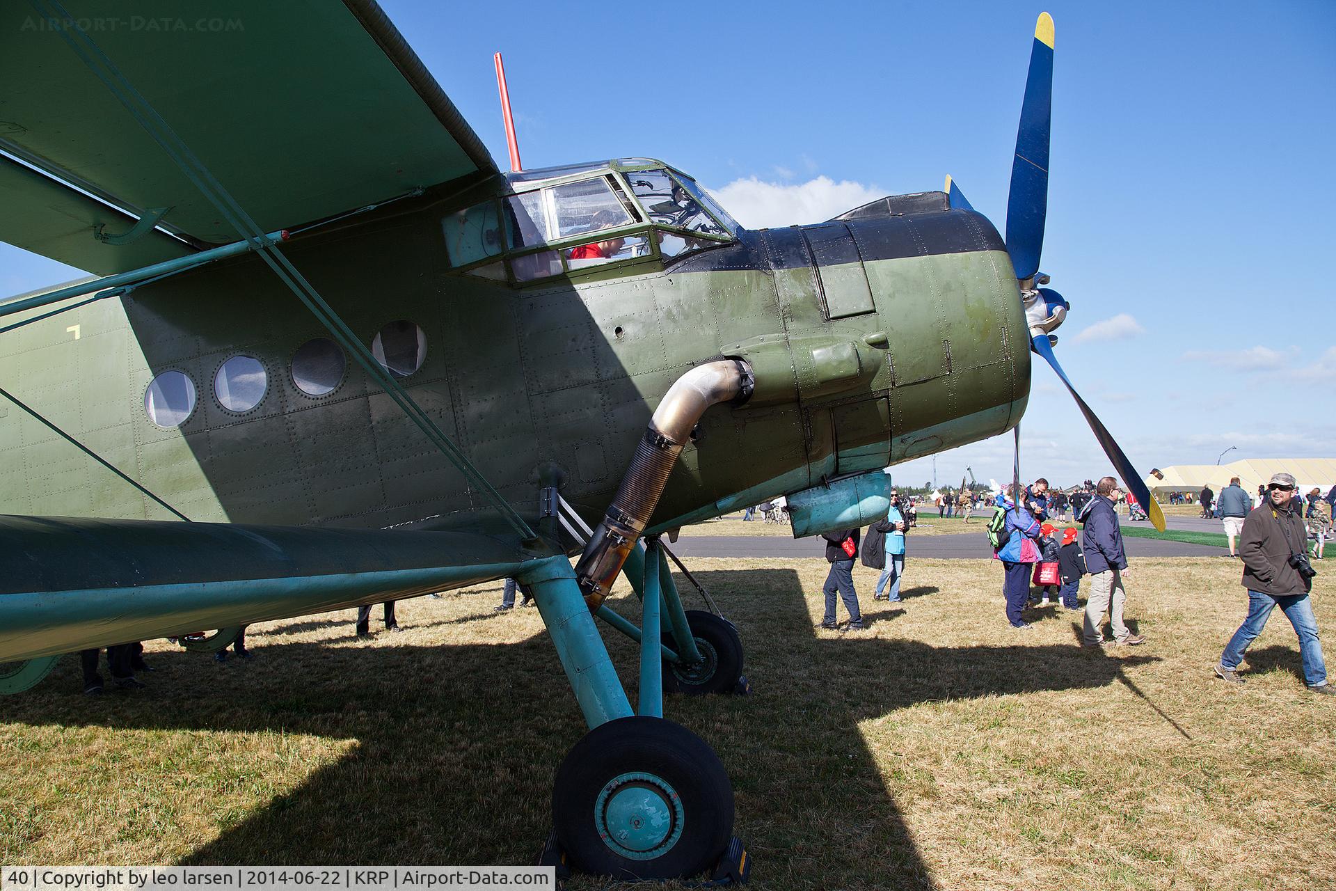 40, Antonov An-2T C/N 1G43-25, Karup Air Show 22.6.2014