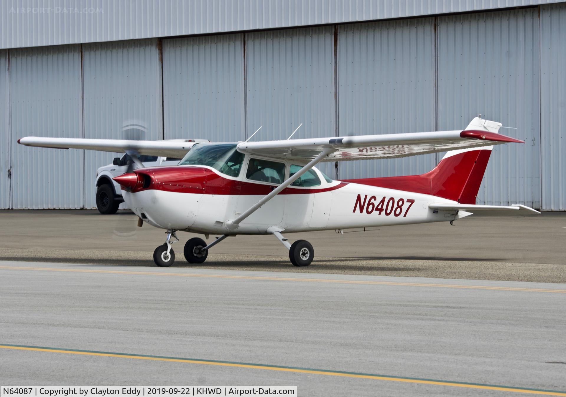 N64087, 1981 Cessna 172P C/N 17275519, Hayward Airport Open House California 2019.