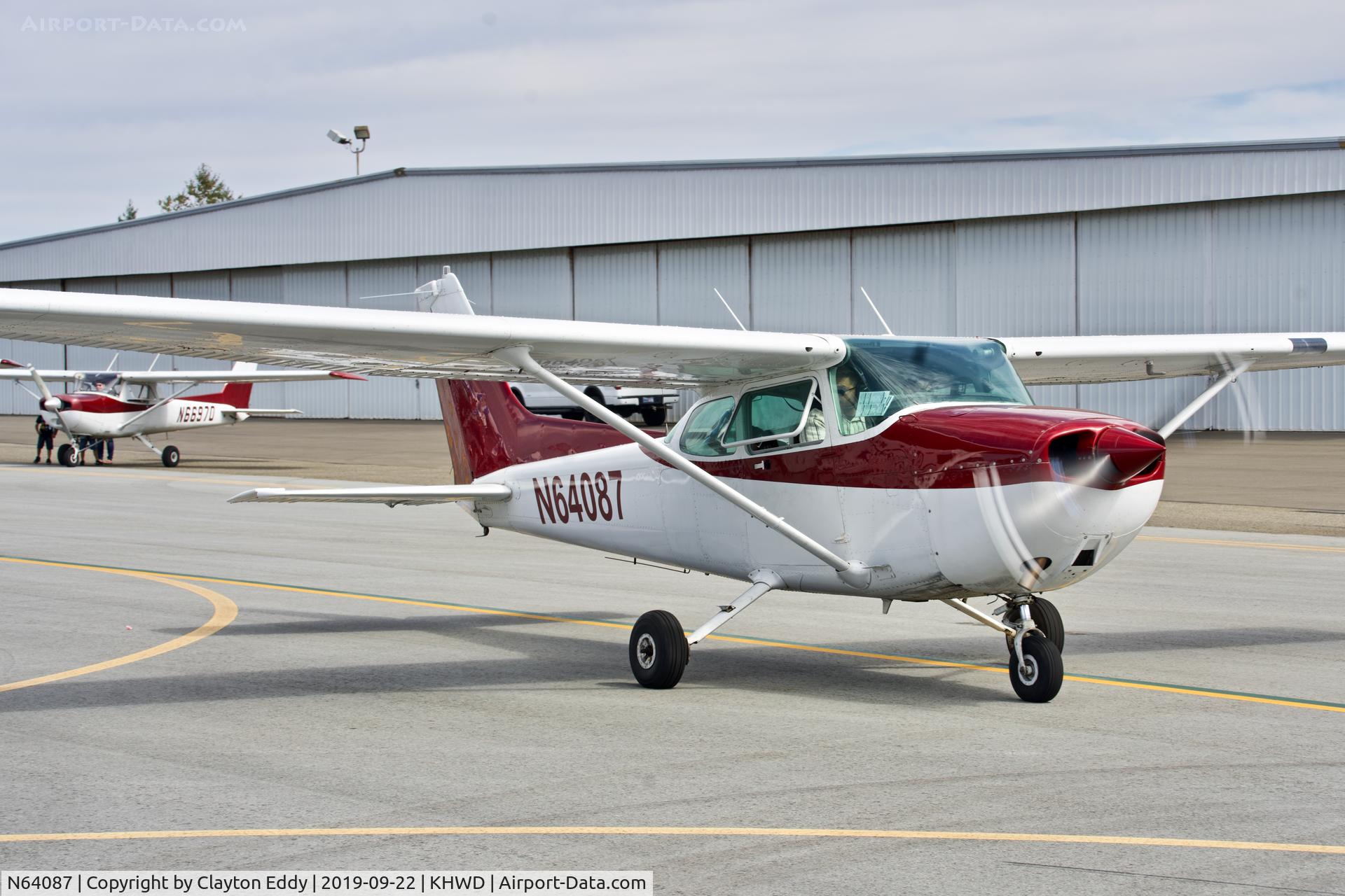 N64087, 1981 Cessna 172P C/N 17275519, Hayward Airport Open House California 2019.