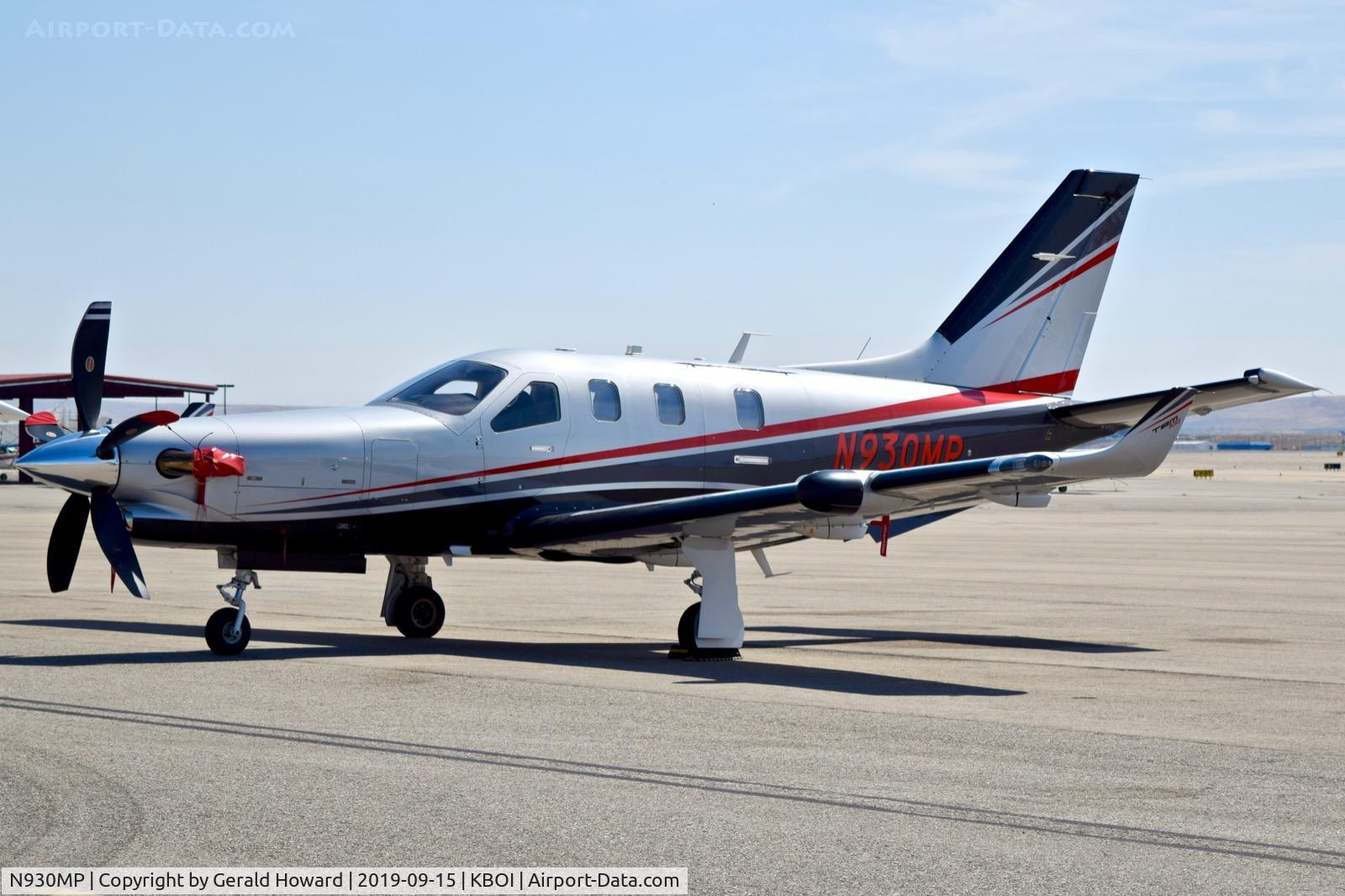 N930MP, 2017 Socata TBM-700 C/N 1165, Parked on the north GA ramp.