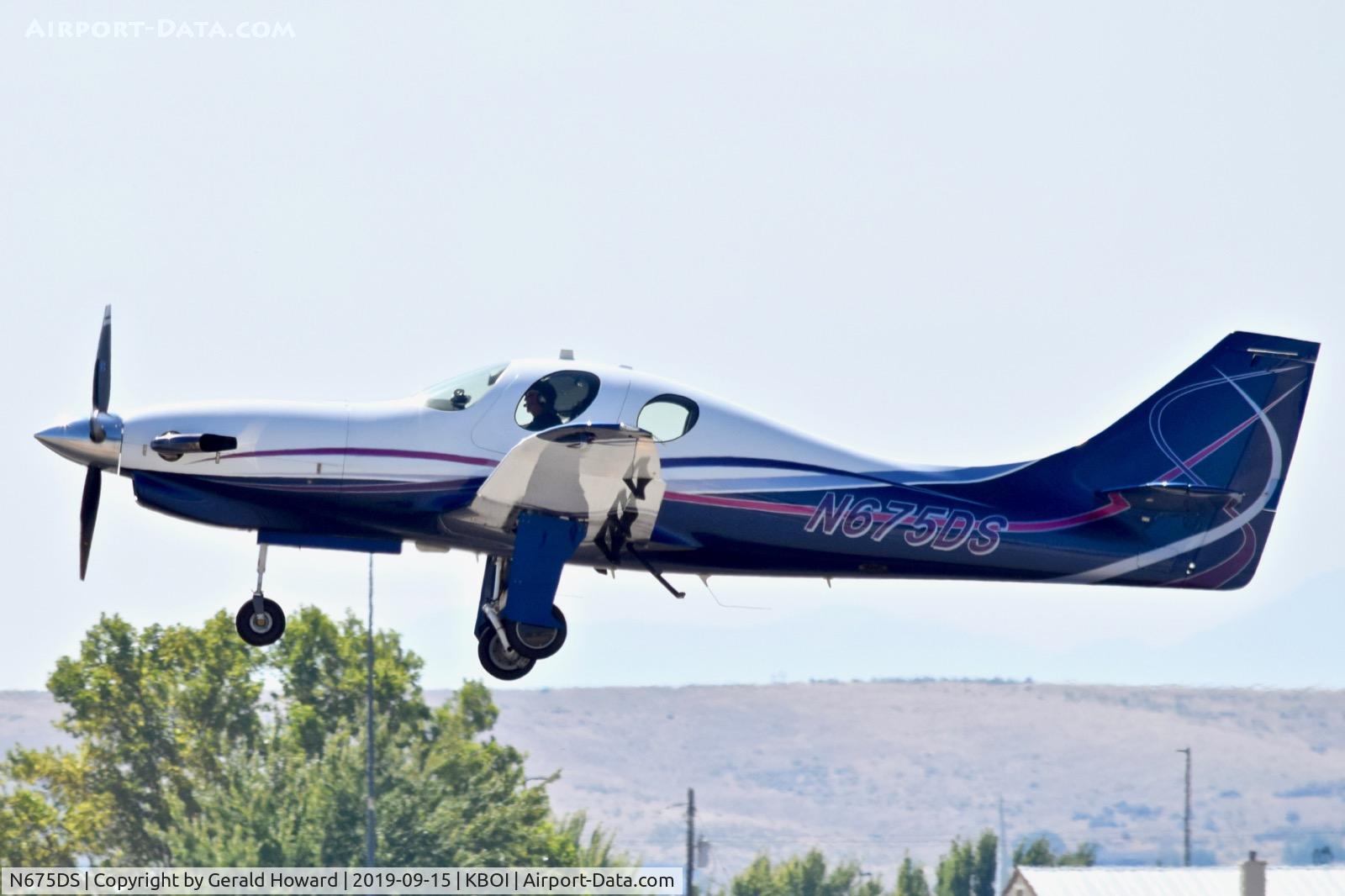 N675DS, Lancair Evolution C/N EVO-034, Take off from RWY 10L.