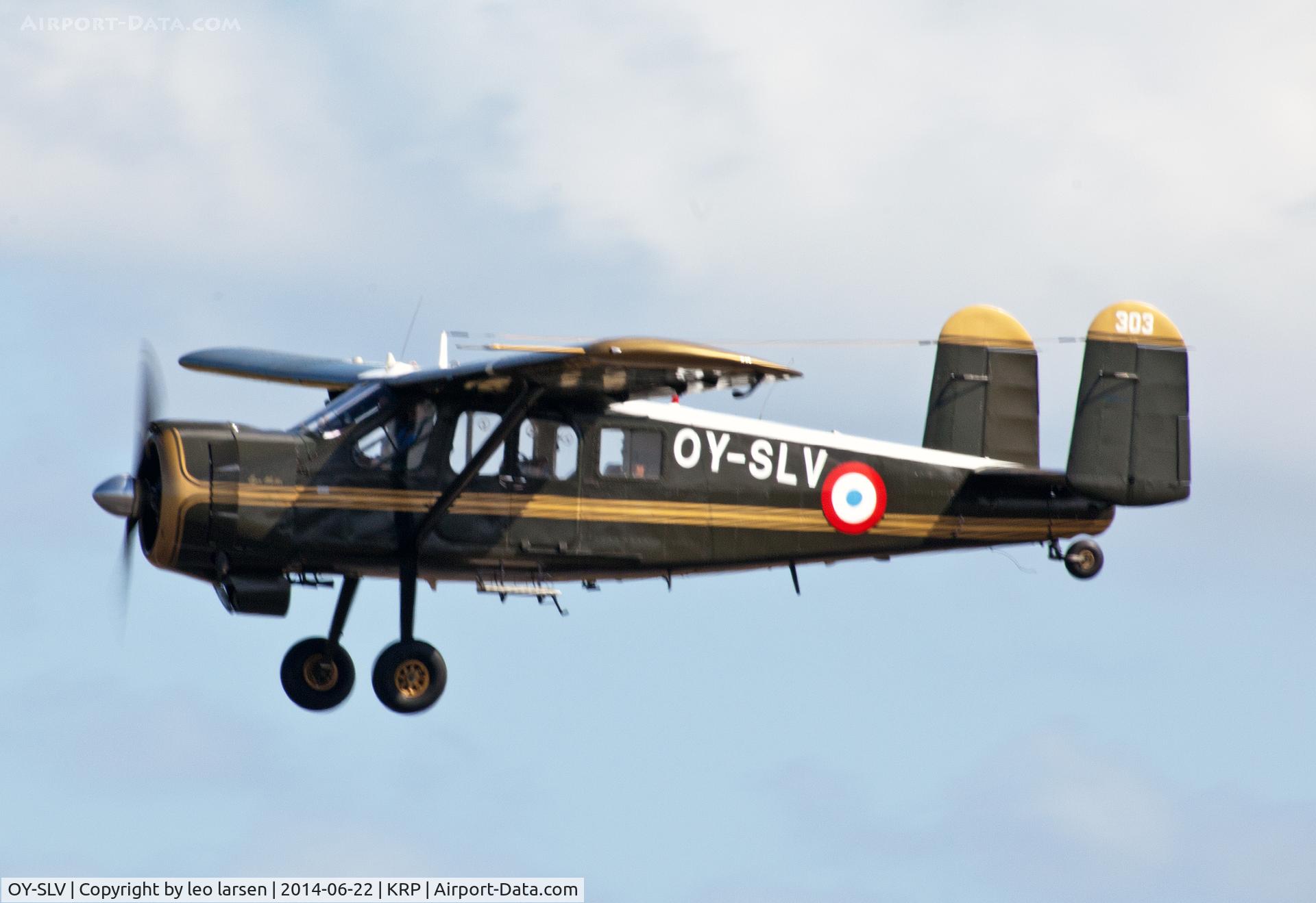 OY-SLV, 1961 Max Holste MH-1521M Broussard C/N 303, Karup Air Show 22.6.2014