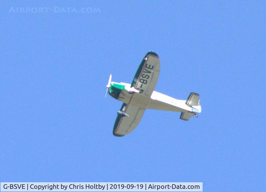 G-BSVE, 1962 Binder CP-301S Smaragd C/N 113, Binder Smaragd over Potters Bar (first ever of this model for me)