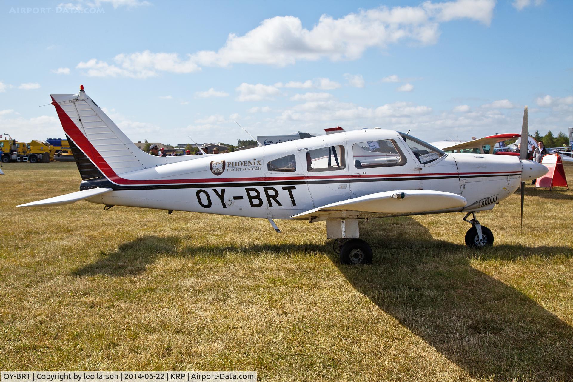 OY-BRT, 1979 Piper PA-28-181 C/N 28-7990266, Karup Air Show 22.6.2014