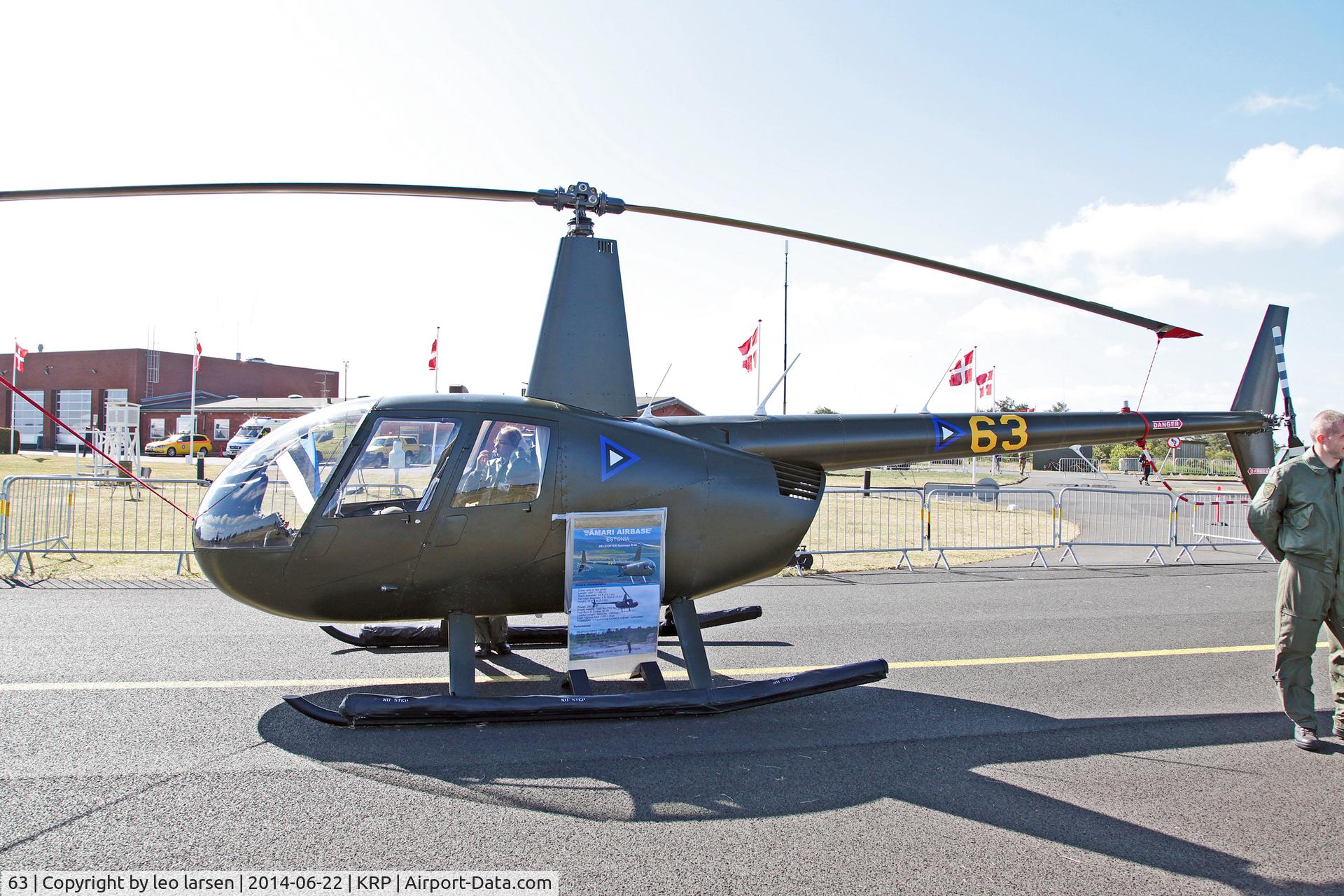 63, Robinson R44 Clipper I C/N 1209, Karup Air Show 22.6.2014