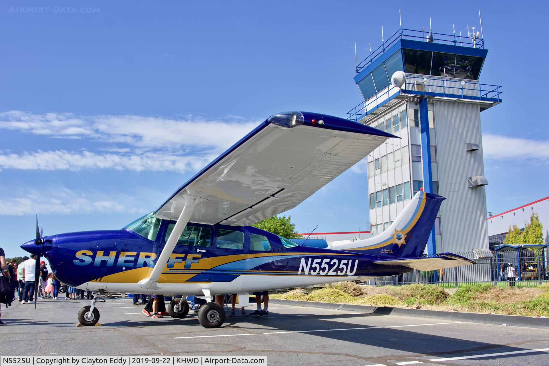 N5525U, 1979 Cessna U206G Stationair C/N U206-05311, Hayward Airport Open House California 2019.