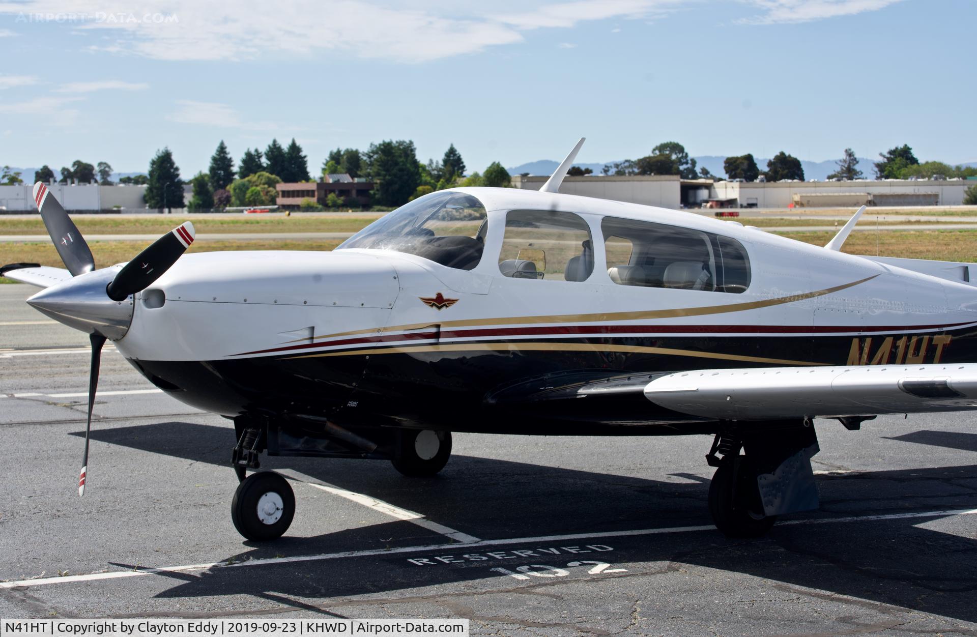 N41HT, 1998 Mooney M20R Ovation C/N 29-0149, Hayward Airport Open House California 2019.