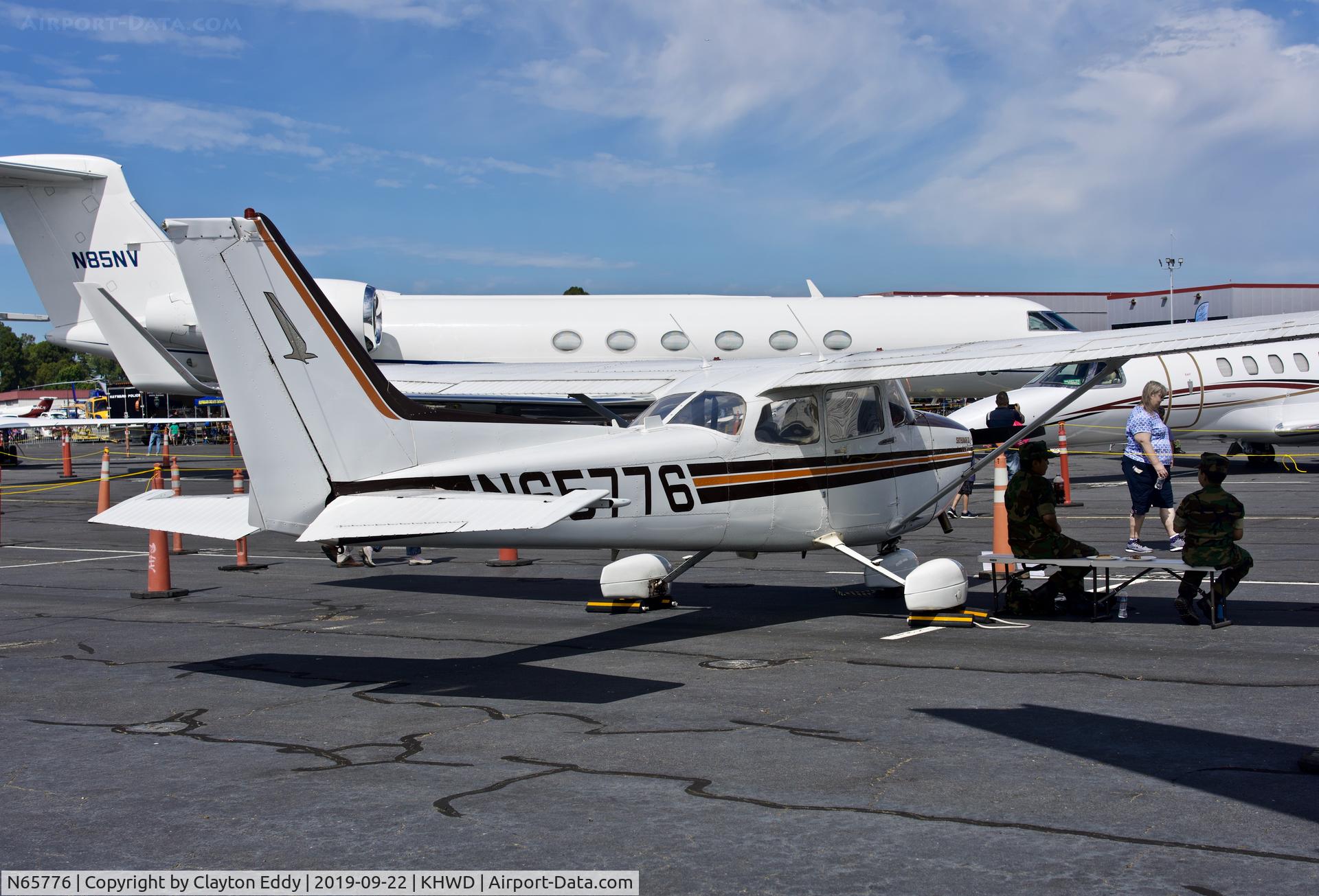 N65776, 1982 Cessna 172P C/N 17275879, Hayward Airport Open House California 2019.