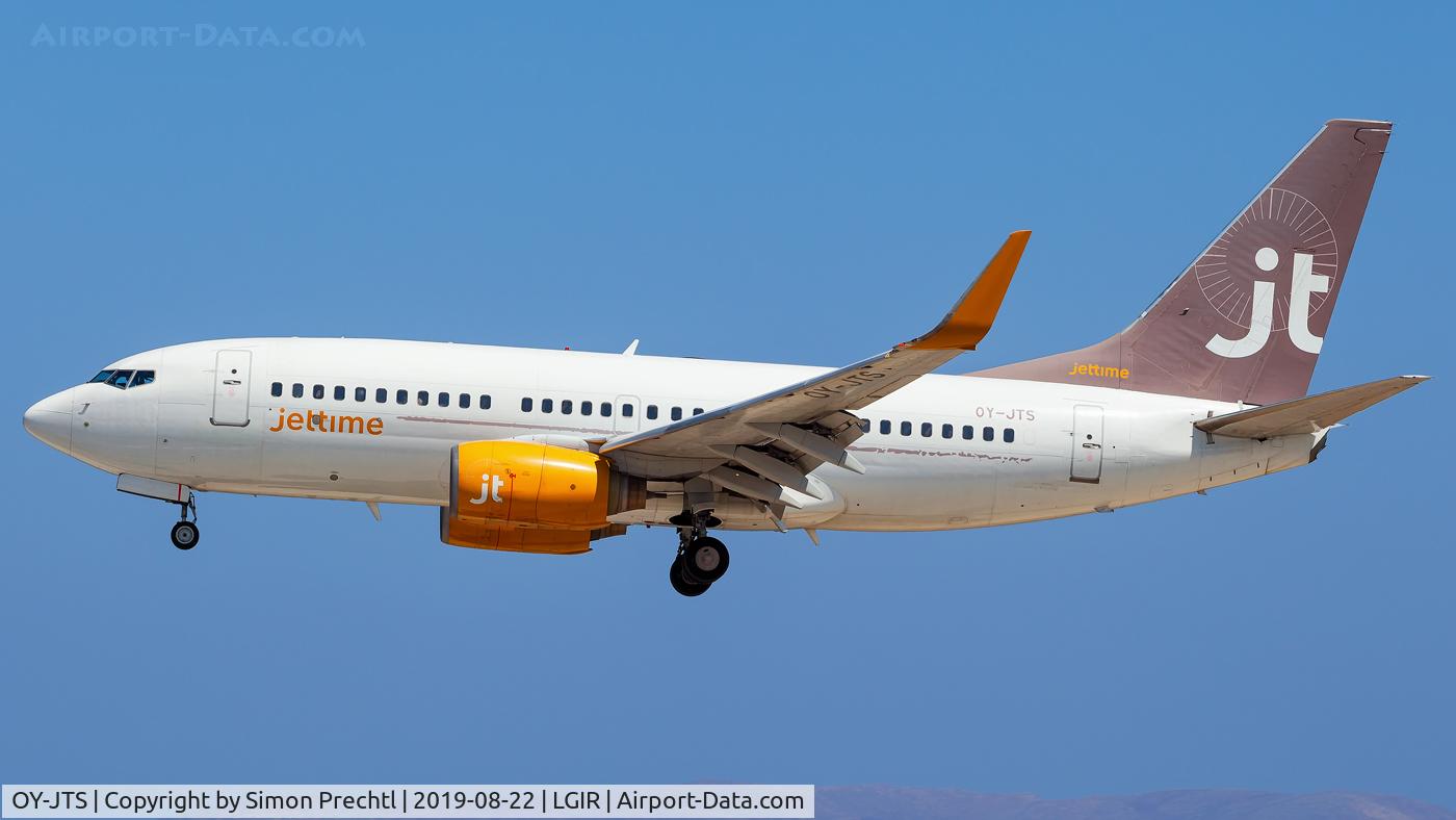 OY-JTS, 2003 Boeing 737-7K2 C/N 33465, OY-JTS @ Heraklion N. Kazantzakis Airport