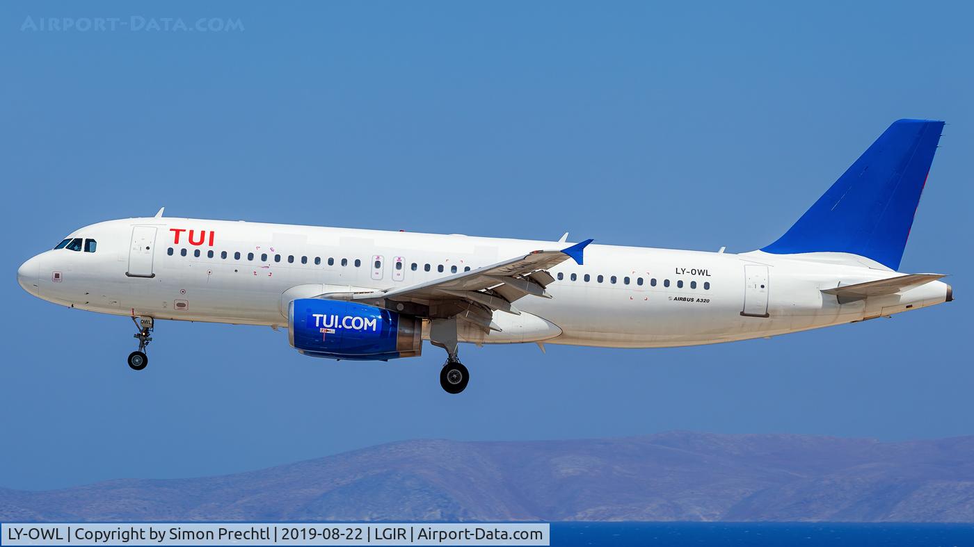 LY-OWL, 2003 Airbus A320-232 C/N 2029, LY-OWL @ Heraklion N. Kazantzakis Airport