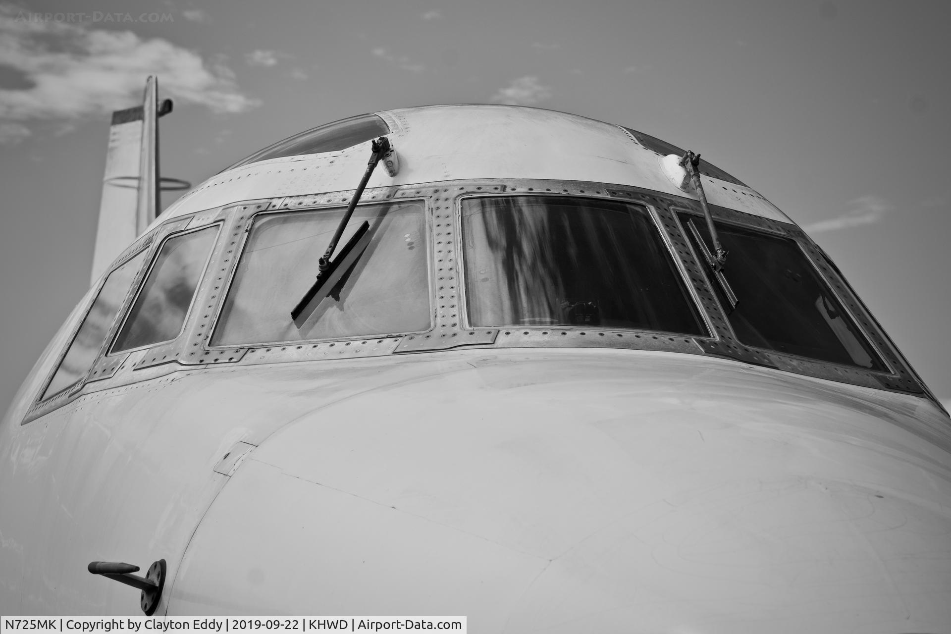 N725MK, 1968 Lockheed L-1329-23E JetStar C/N 5123, Hayward Airport Open House California 2019.