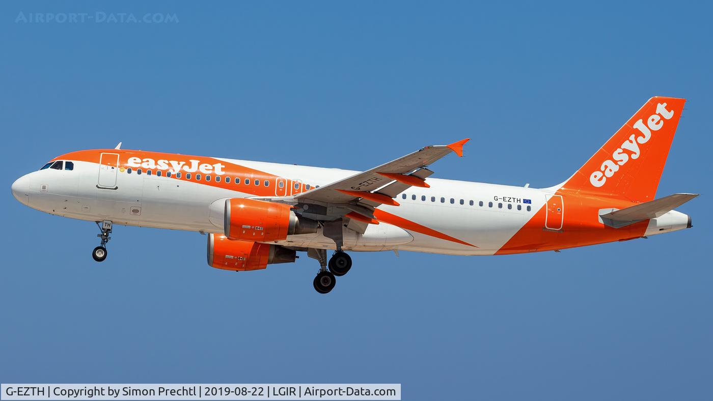 G-EZTH, 2009 Airbus A320-214 C/N 3953, G-EZTH @ Heraklion N. Kazantzakis Airport