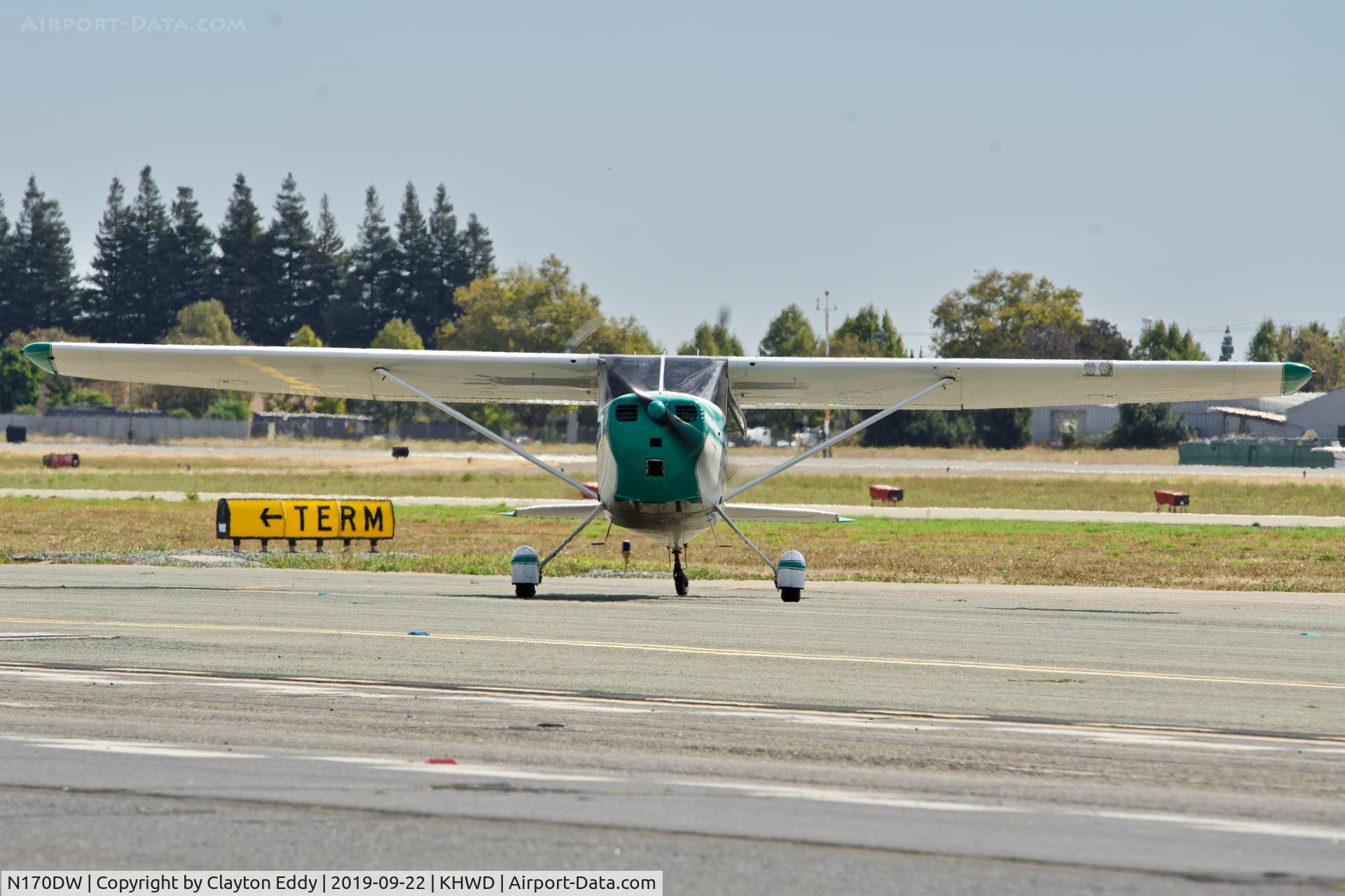 N170DW, 1949 Cessna 107A C/N 19154, Hayward Airport Open House California 2019.