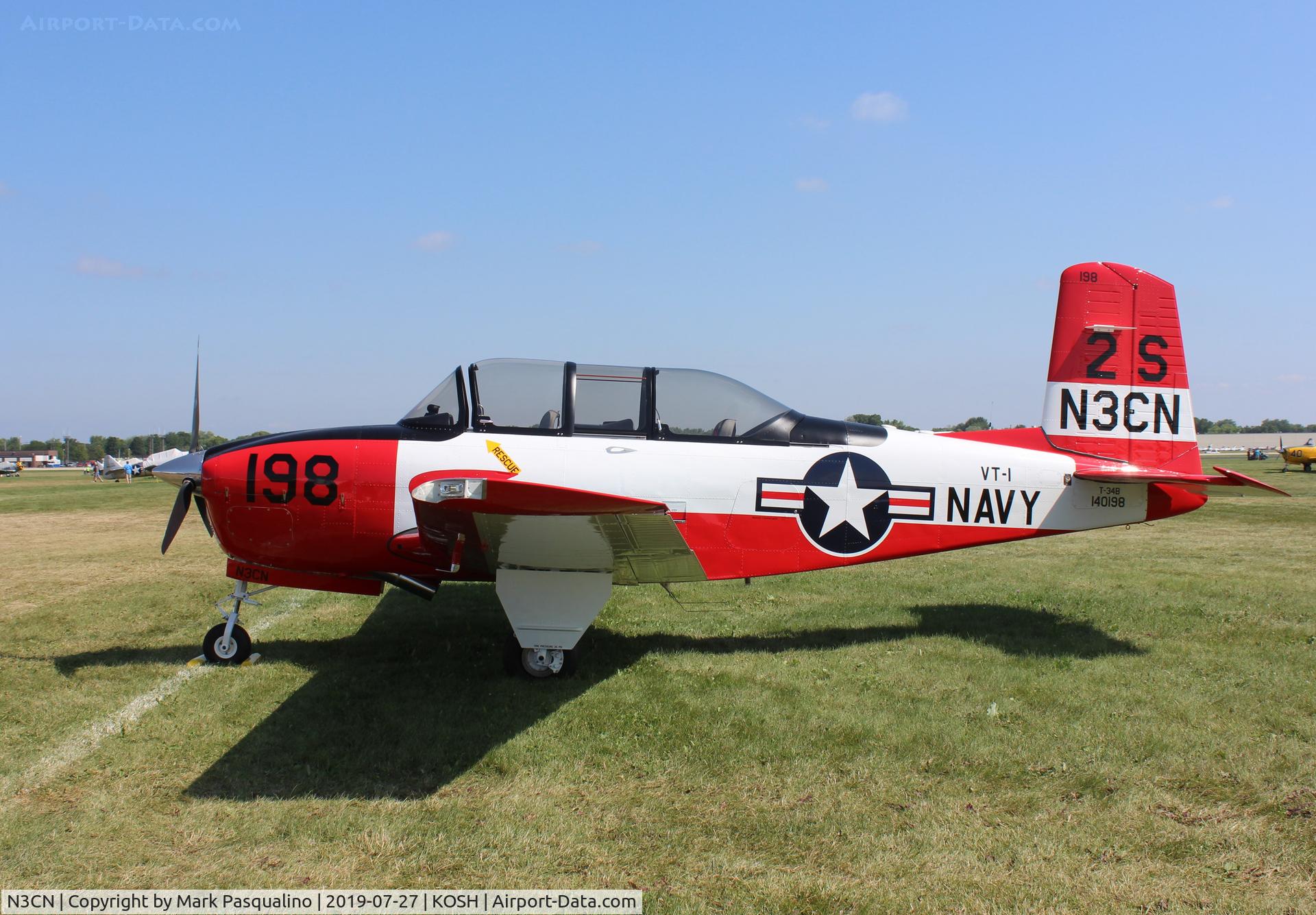 N3CN, 1981 Beech T-34B Mentor C/N BG-198, Beech T-34B