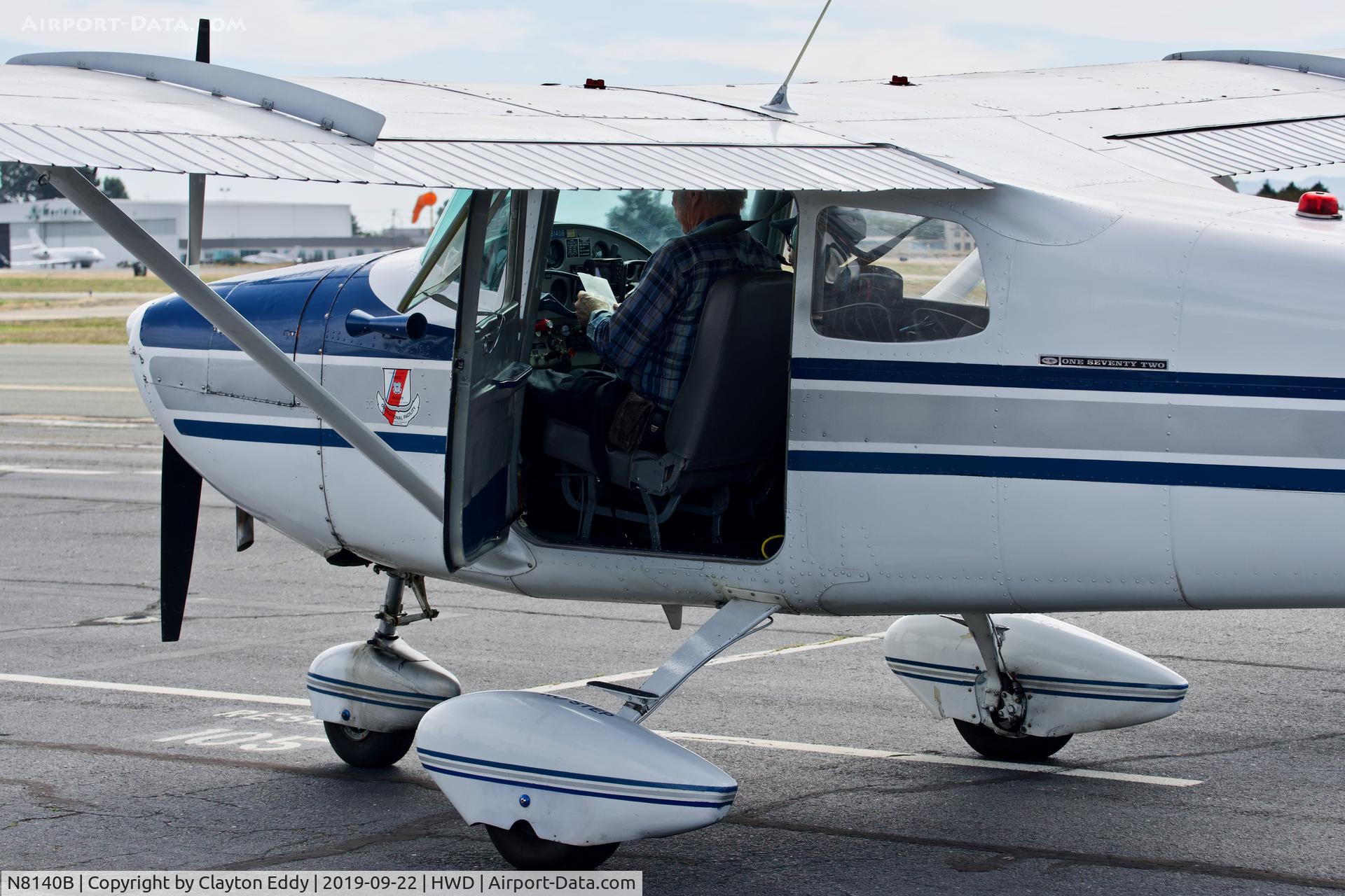 N8140B, 1957 Cessna 172 C/N 29940, Hayward Airport Open House California 2019.