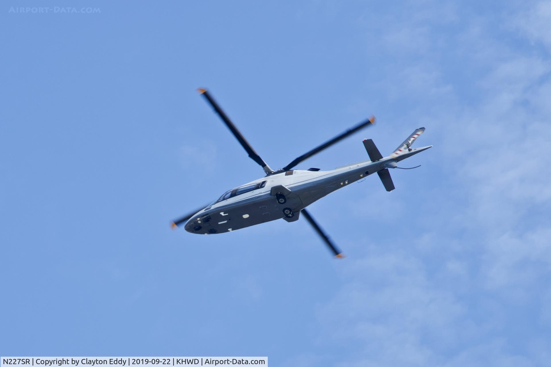 N227SR, 2000 Agusta A-109E C/N 11069, Hayward Airport California 2019.