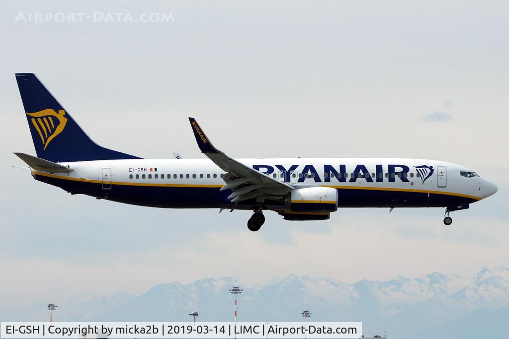 EI-GSH, 2018 Boeing 737-8AS C/N 44846, Landing