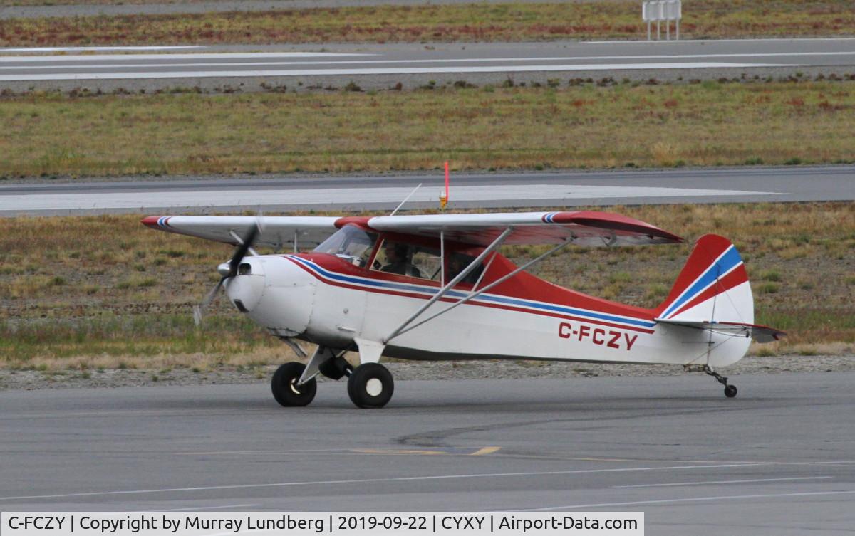 C-FCZY, 1989 Christavia MK 1 C/N 076, Taxiing at Whitehorse, Yukon.