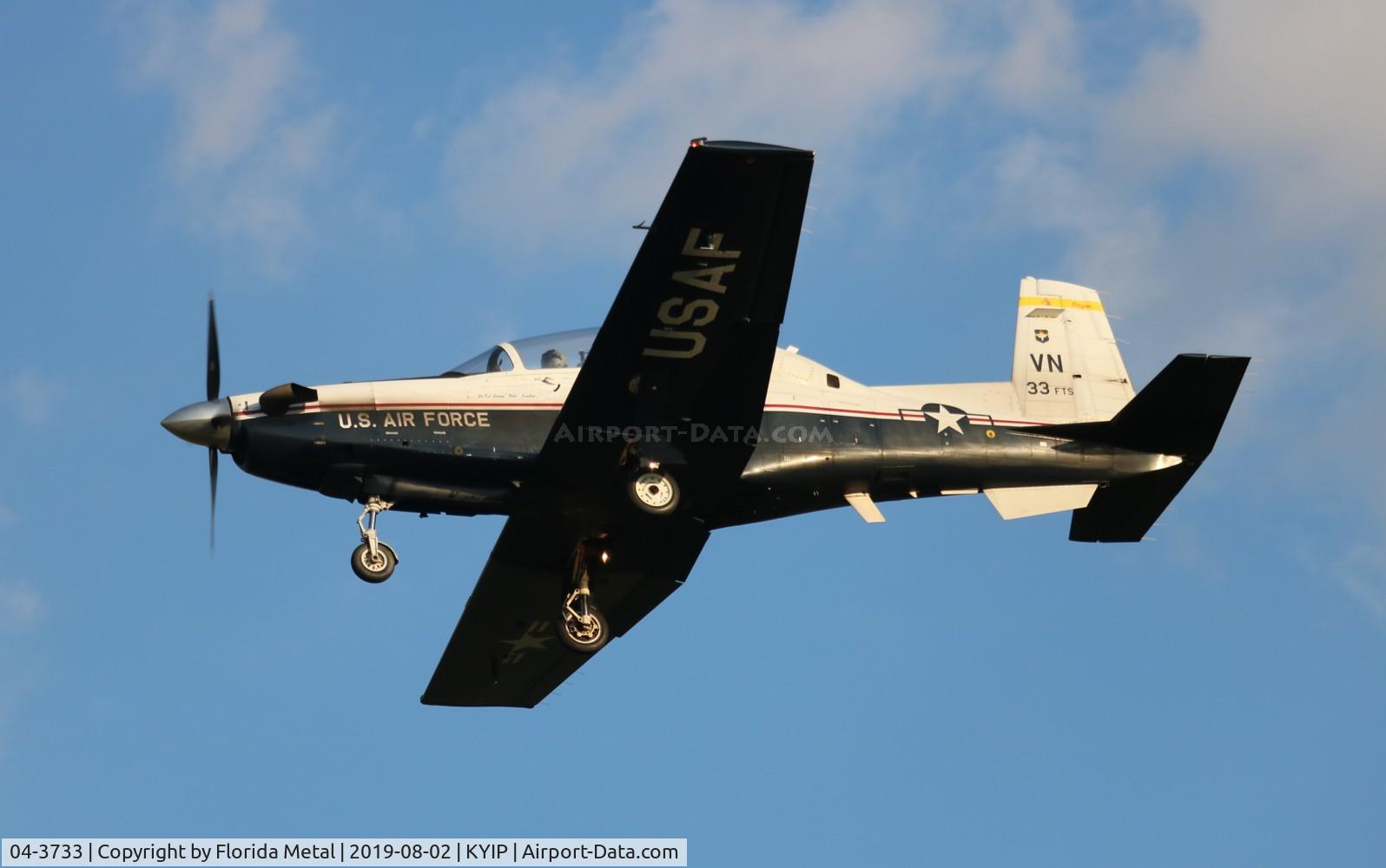 04-3733, 2004 Raytheon T-6A Texan II C/N PT-285, Texan II
