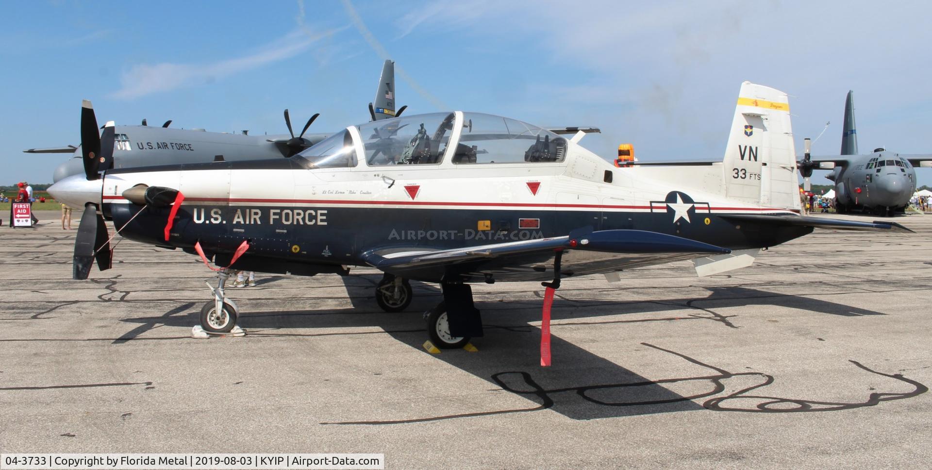 04-3733, 2004 Raytheon T-6A Texan II C/N PT-285, Texan II