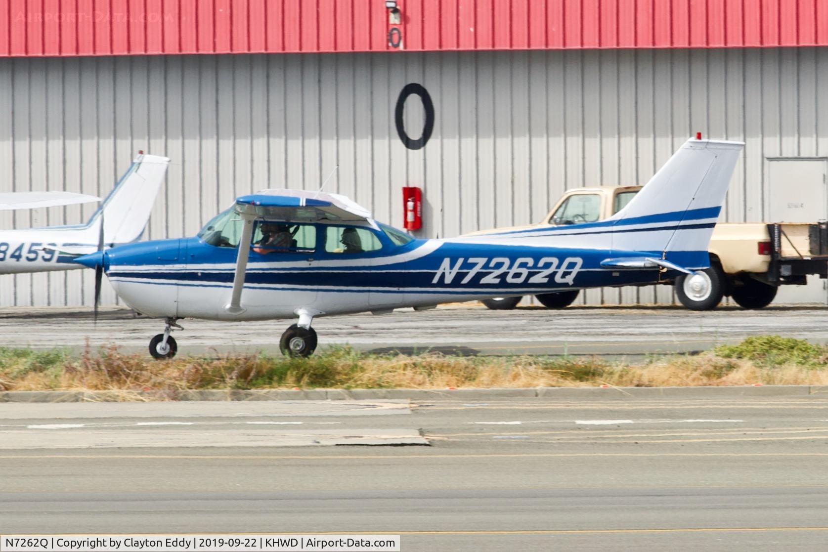 N7262Q, 1972 Cessna 172L C/N 17260562, Hayward Airport California 2019.