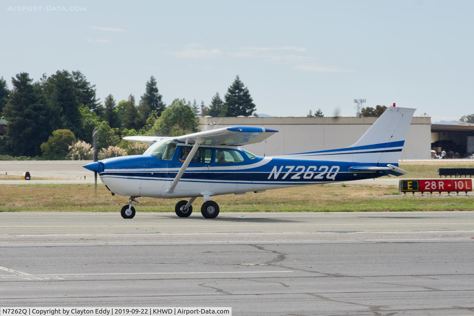 N7262Q, 1972 Cessna 172L C/N 17260562, Hayward Airport California 2019.