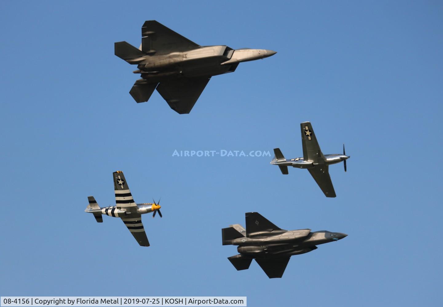 08-4156, 2008 Lockheed Martin F-22A Raptor C/N 645-4156, Heritage flight