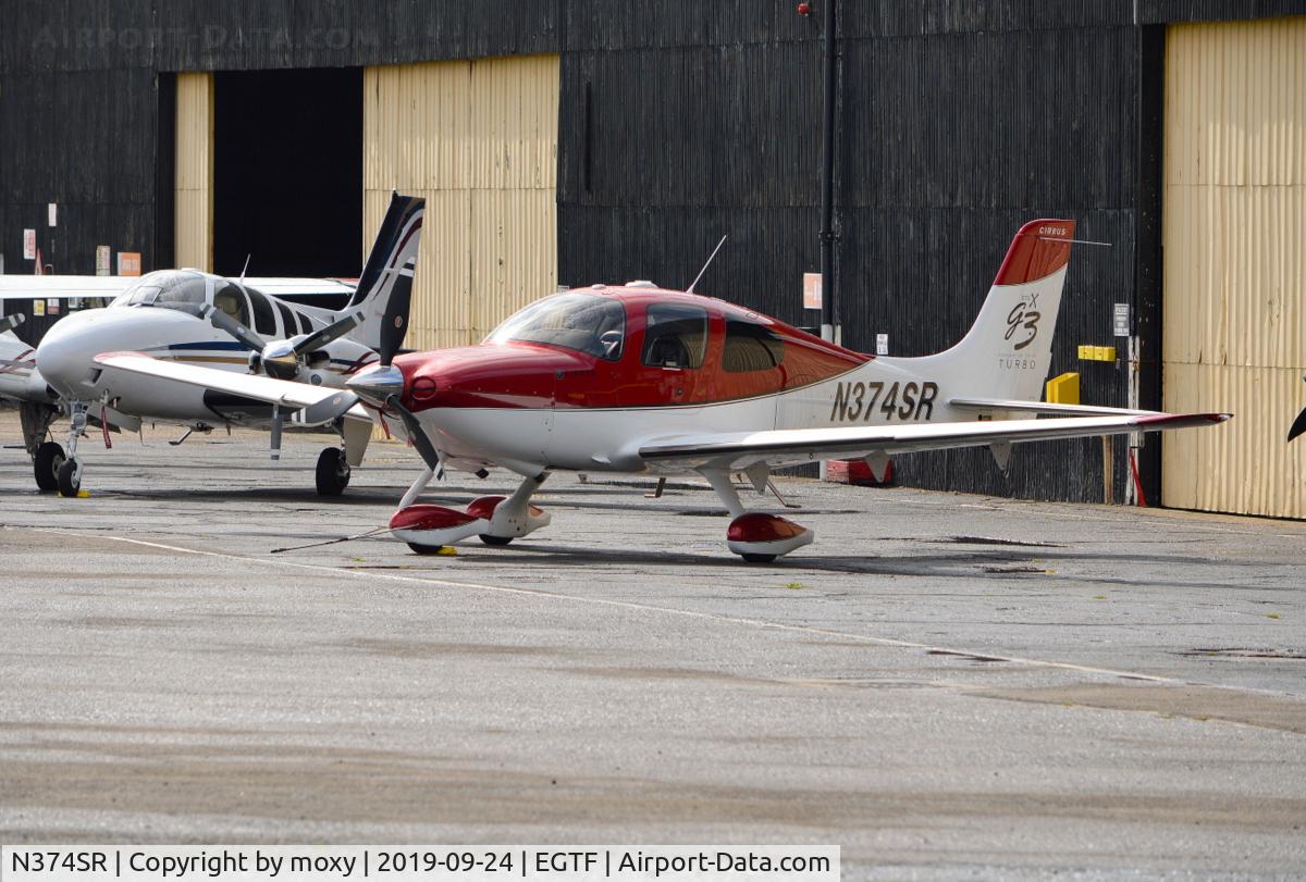 N374SR, 2007 Cirrus SR22 G3 GTSX Turbo C/N 2734, Cirrus SR22 G3 GTSX Turbo at Fairoaks.