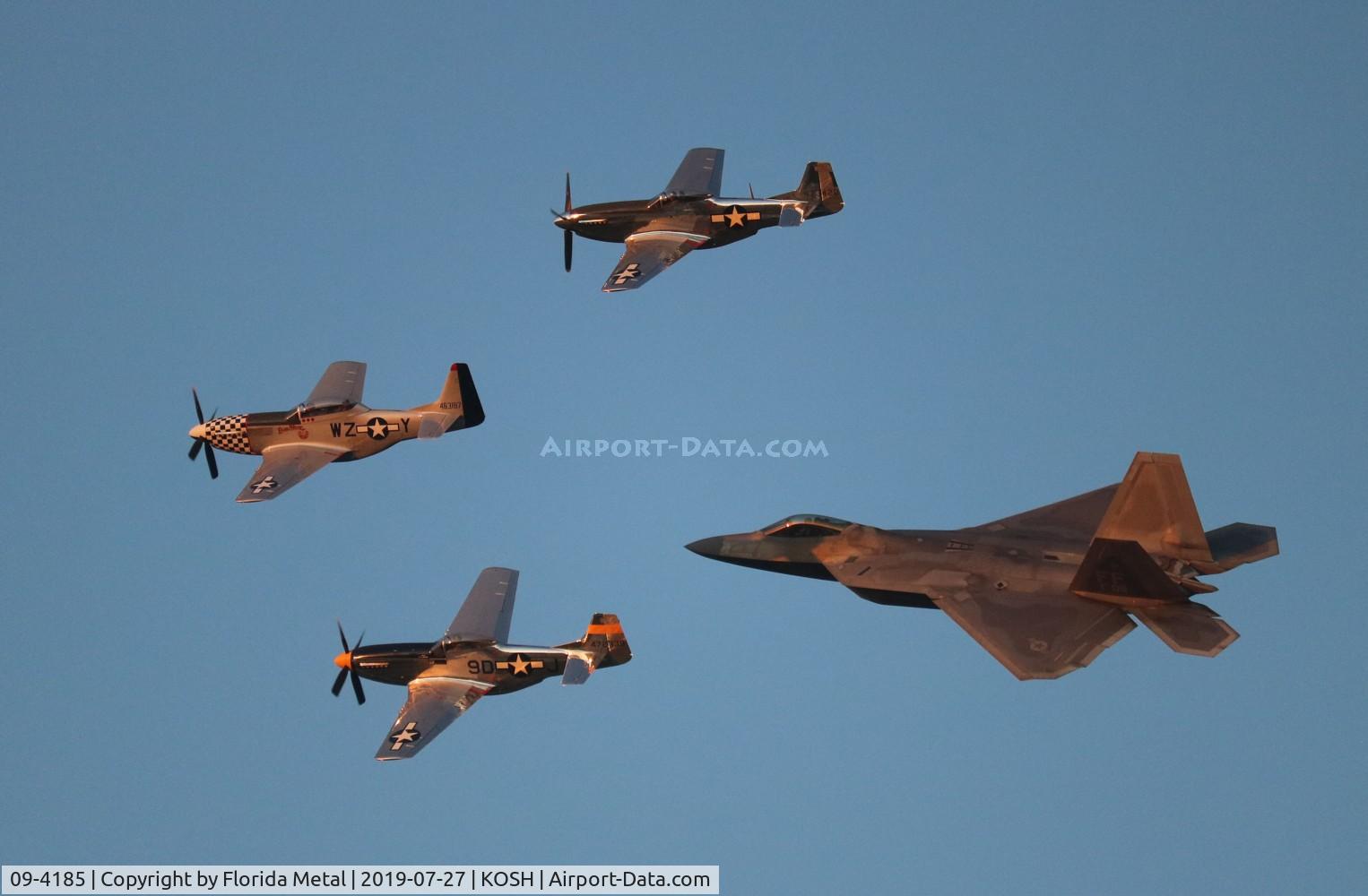 09-4185, Lockheed Martin F-22A Raptor C/N 4185, Heritage flight