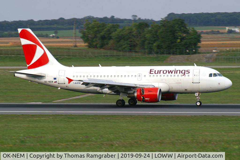 OK-NEM, 2008 Airbus A319-112 C/N 3406, Eurowings Airbus A319 (CSA - colors)