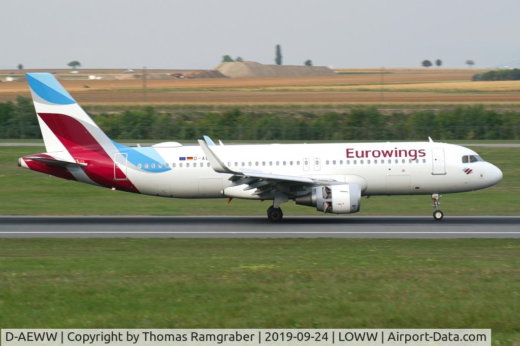D-AEWW, 2017 Airbus A320-214 C/N 7615, Eurowings Airbus A320