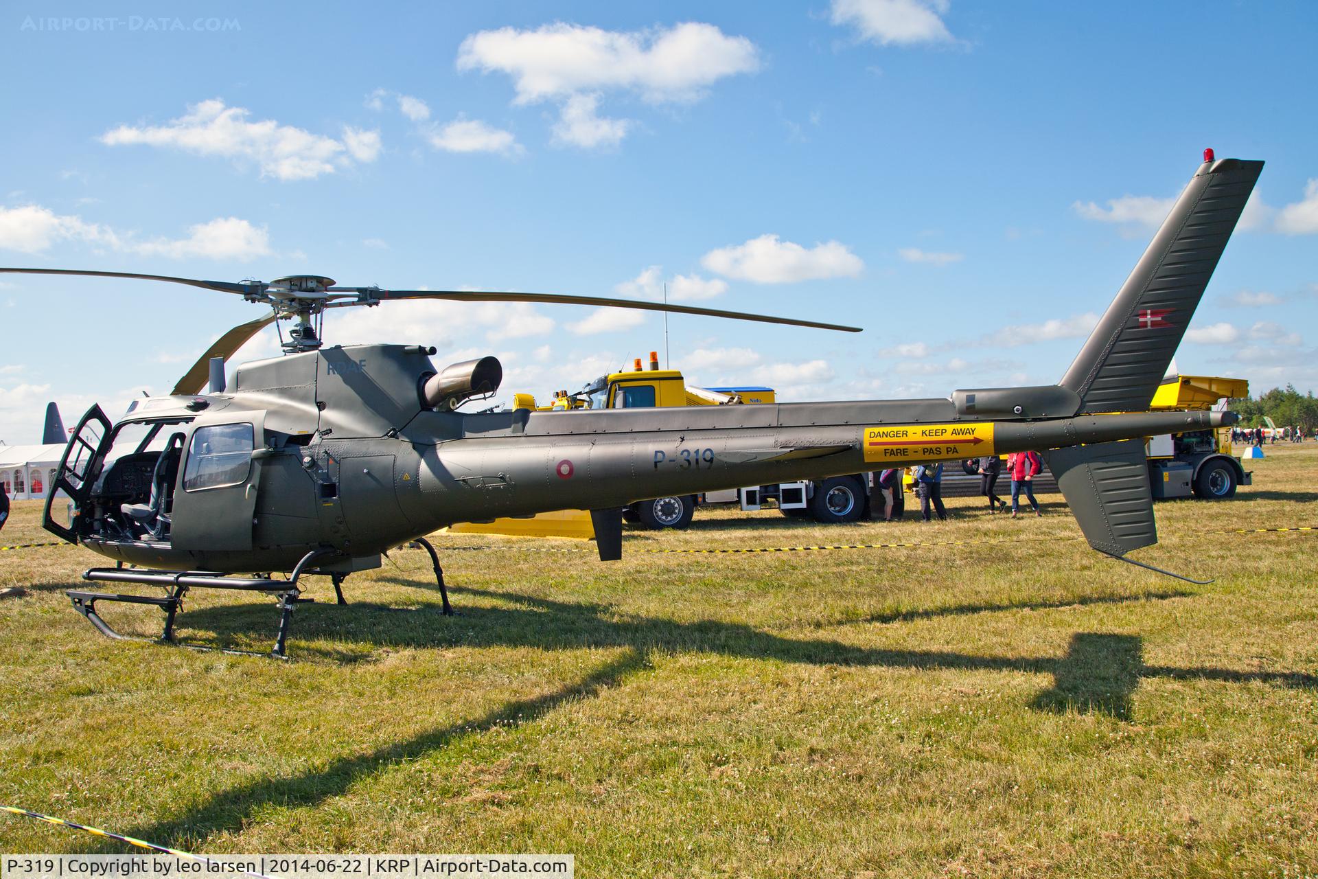 P-319, Aerospatiale AS-550C-2 Fennec C/N 2319, Karup Air Show 22.6.2014