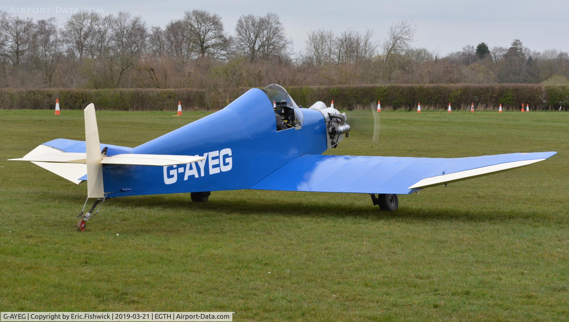 G-AYEG, 1970 Falconar F-9 C/N PFA 1321, 2. G-AYEG at The Shuttleworth Collection, March, 2019.