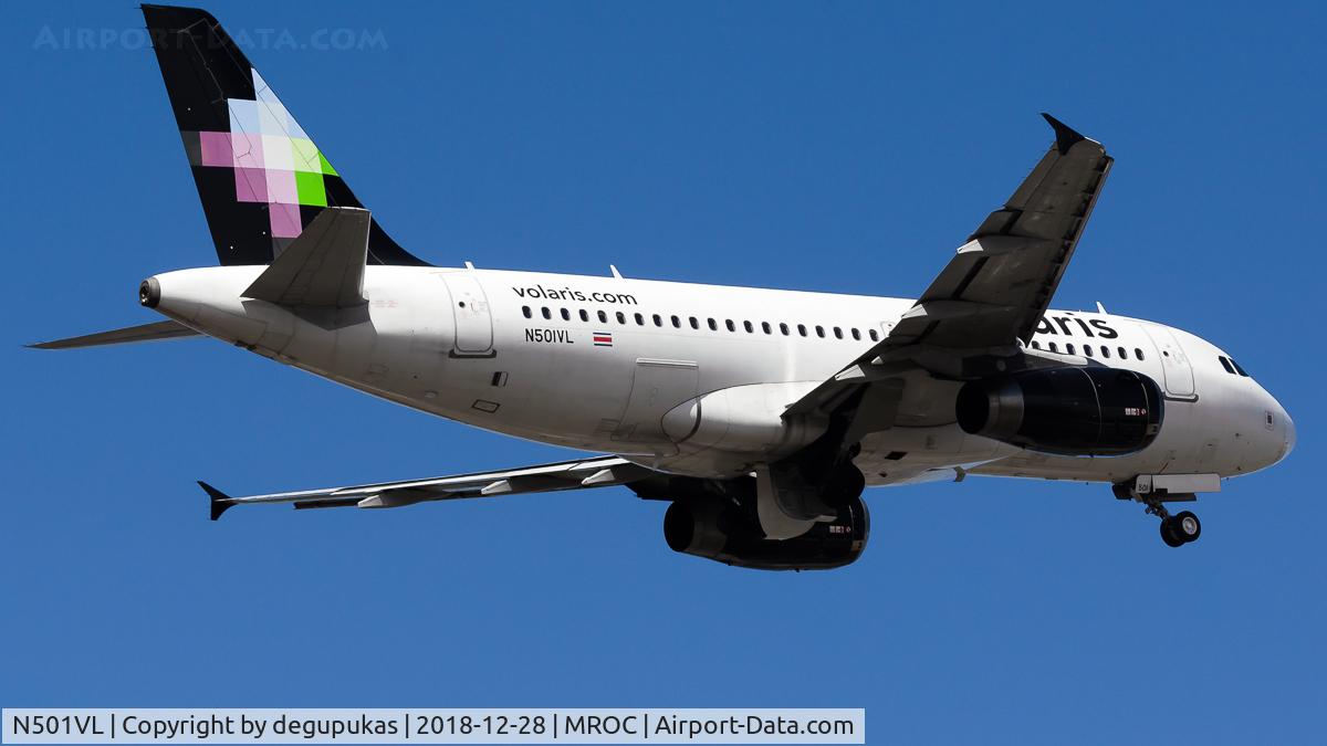 N501VL, 2007 Airbus A319-133 C/N 2979, mroc/sjo
