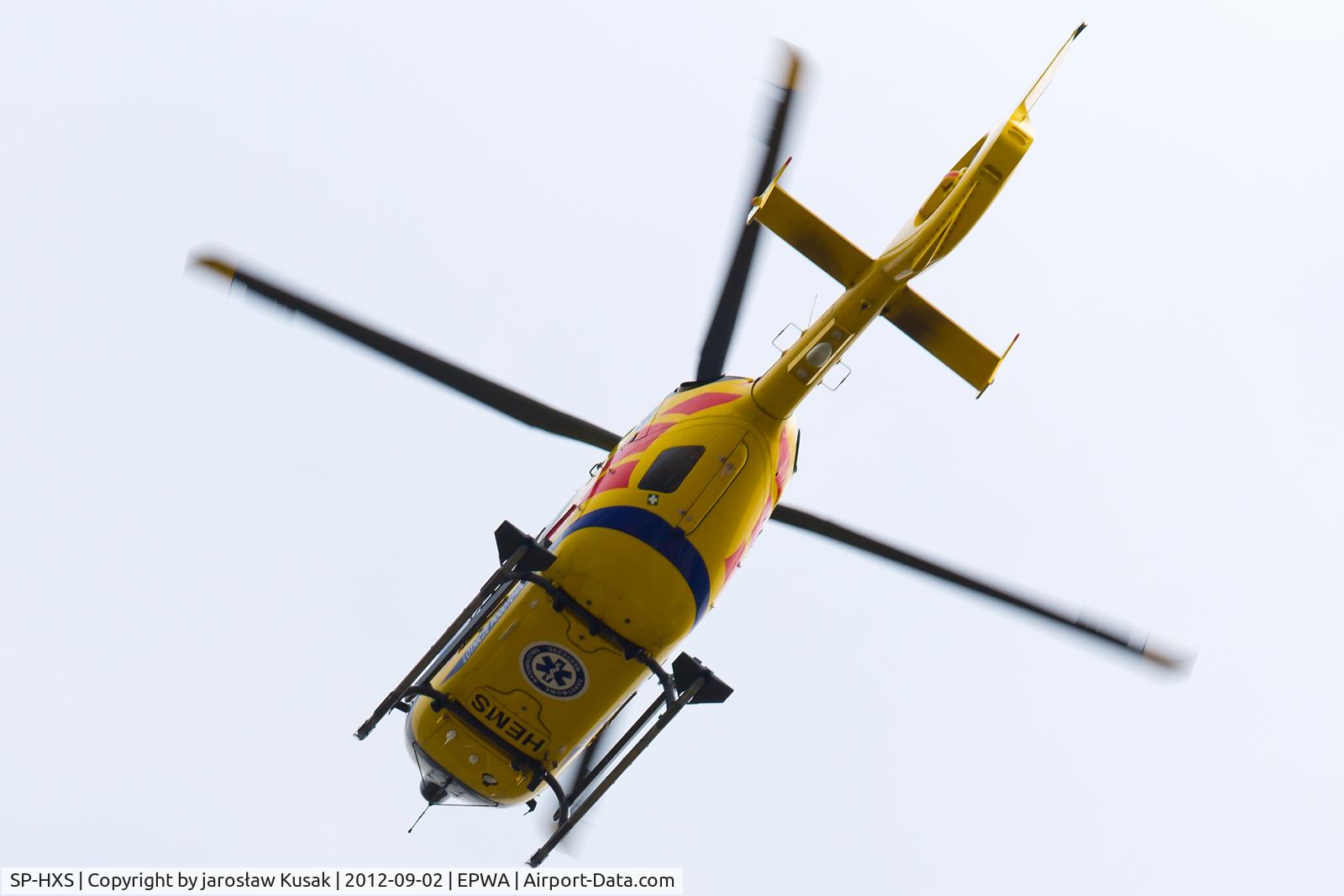 SP-HXS, 2010 Eurocopter EC-135P-2+ C/N 0929, A helicopter caught while flying over Raszyn.