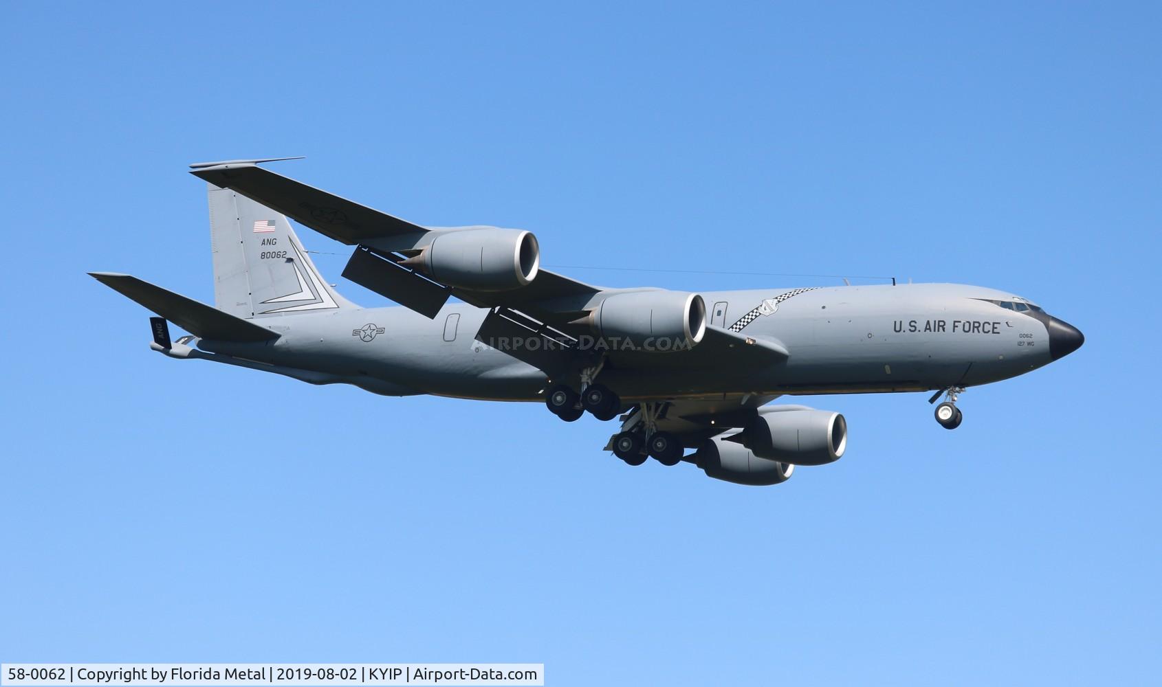 58-0062, 1958 Boeing KC-135T Stratotanker C/N 17807, KC-135T