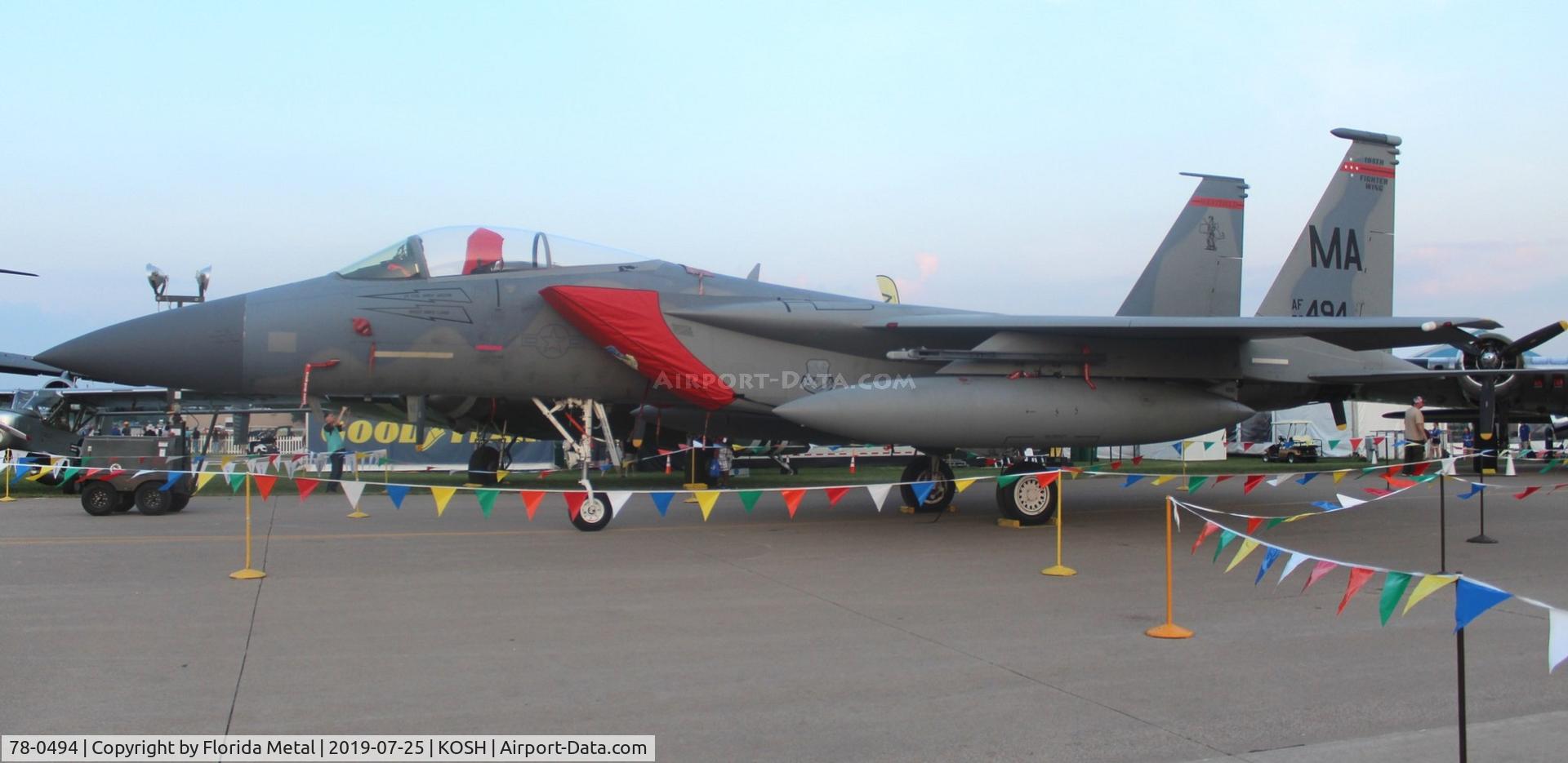 78-0494, 1978 McDonnell Douglas F-15C Eagle Eagle C/N 0477/C027, F-15C