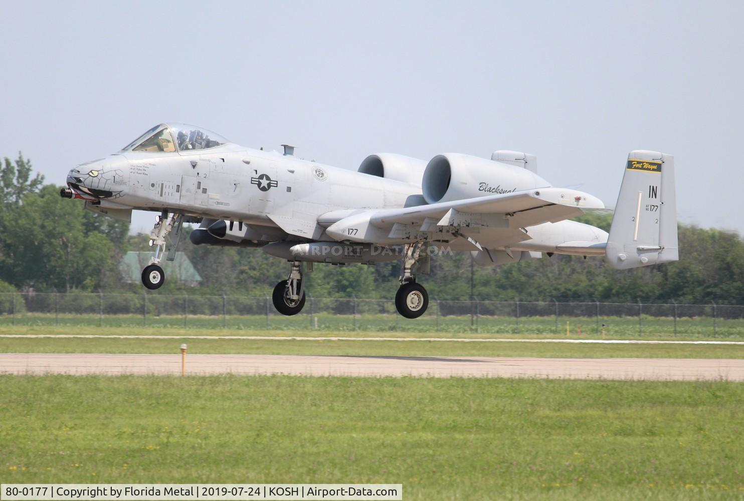 80-0177, 1980 Fairchild Republic A-10C Thunderbolt II C/N A10-0527, A-10C