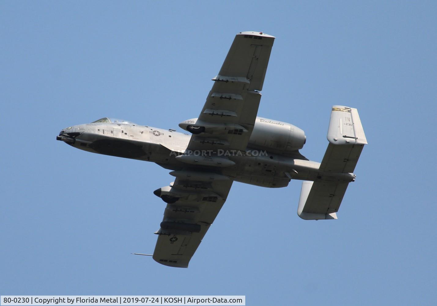 80-0230, 1980 Fairchild Republic A-10C Thunderbolt II C/N A10-0580, Warthog