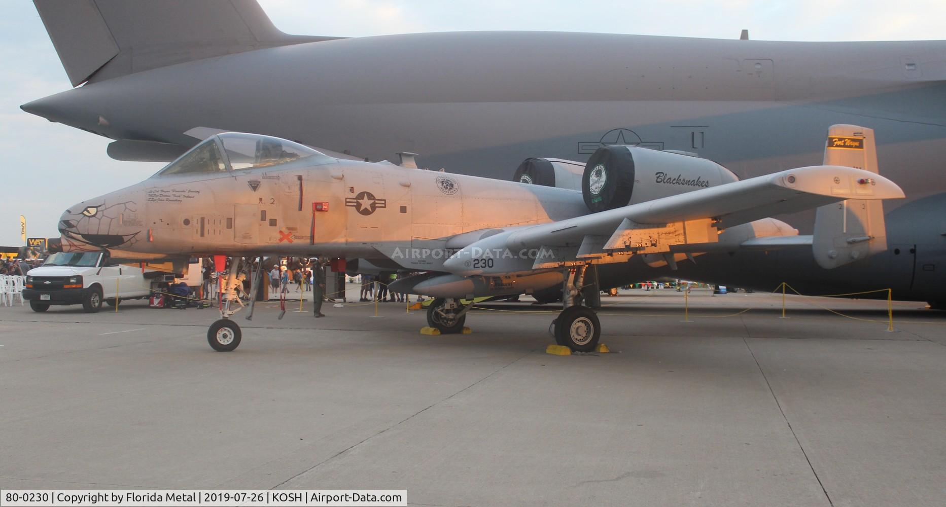80-0230, 1980 Fairchild Republic A-10C Thunderbolt II C/N A10-0580, Warthog