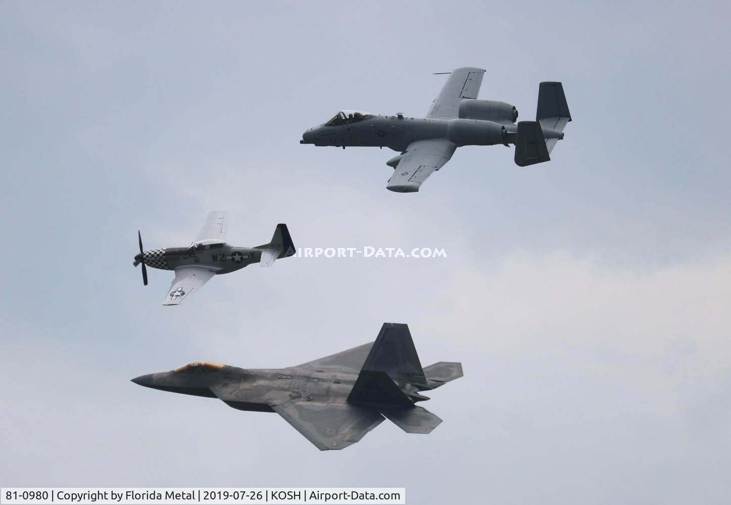 81-0980, 1980 Fairchild Republic A-10A Thunderbolt II C/N A10-0675, Heritage flight