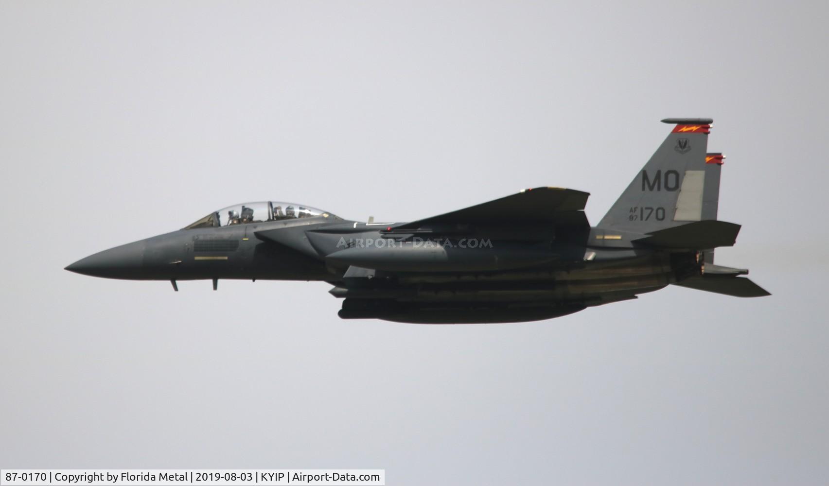 87-0170, 1987 McDonnell Douglas F-15E Strike Eagle C/N 1035/E010, F-15E