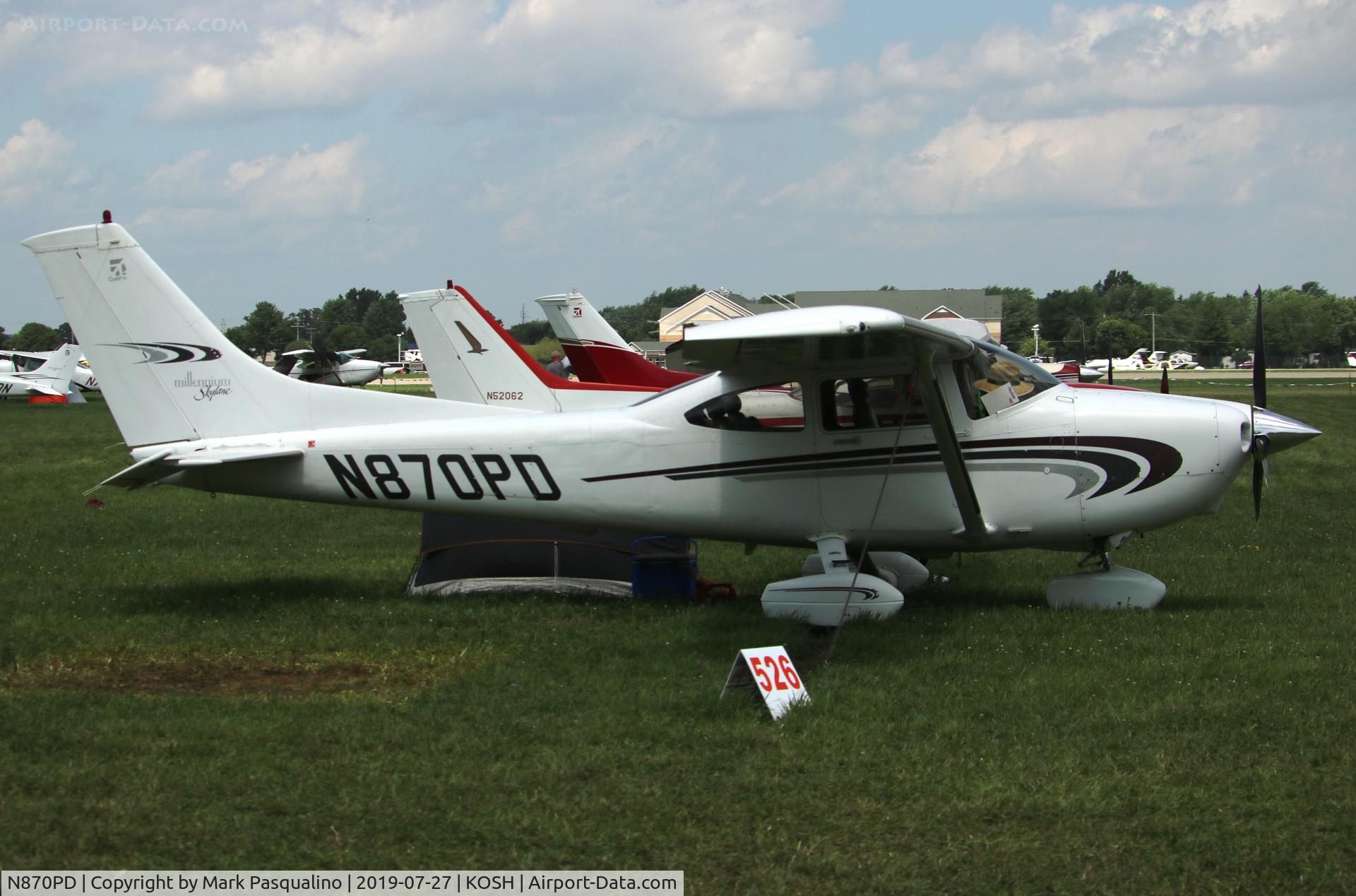 N870PD, 2000 Cessna 182S Skylane C/N 18280863, Cessna 182S