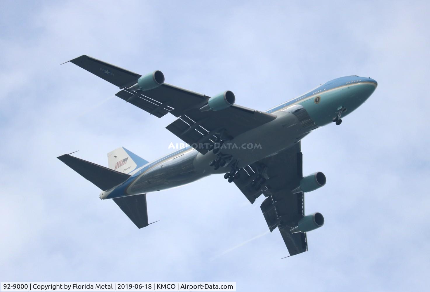 92-9000, 1987 Boeing VC-25A (747-2G4B) C/N 23825, Air Force One